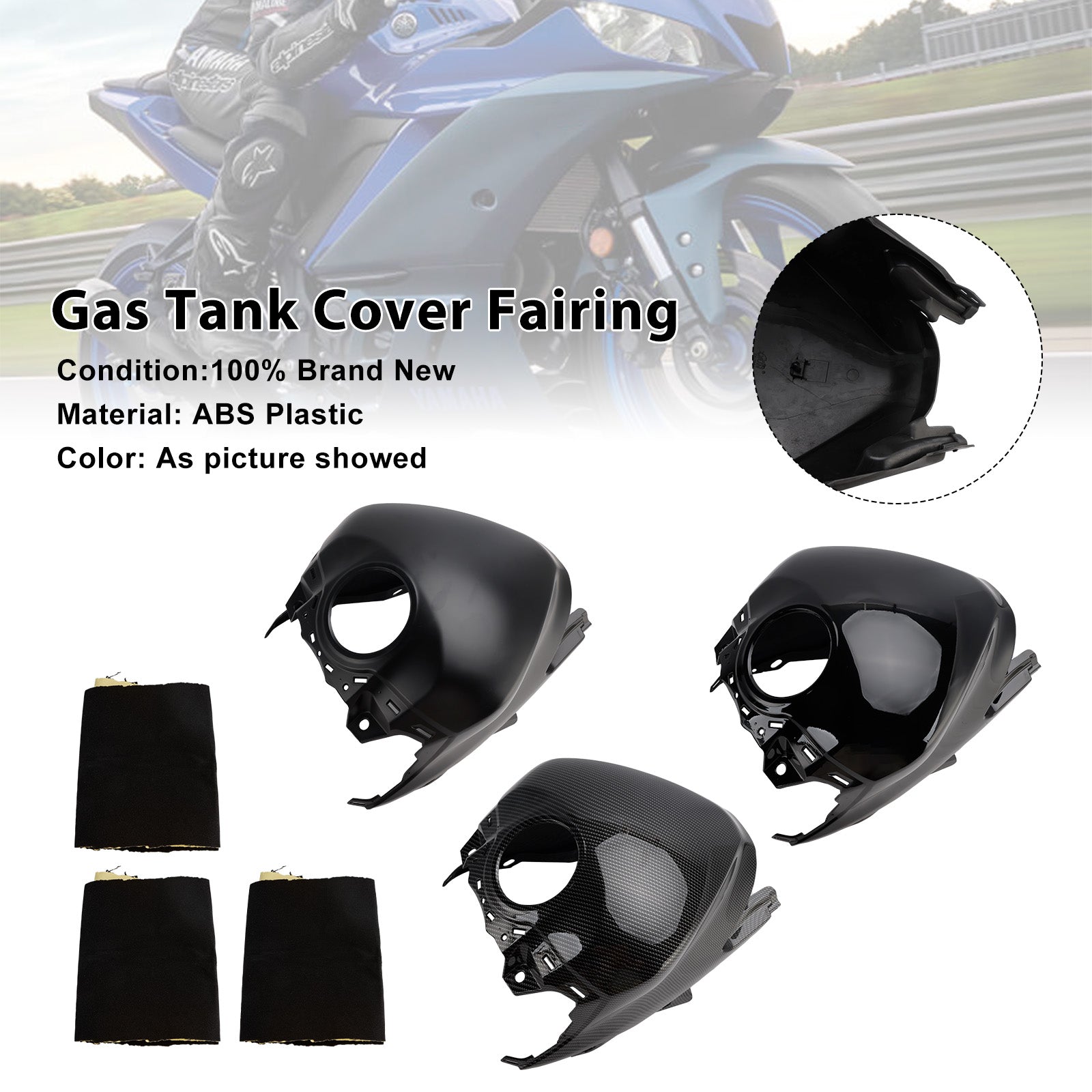 Protecteur de carénage de couvercle de réservoir de gaz, pour Yamaha YZF-R3 R25 2025 – 2026