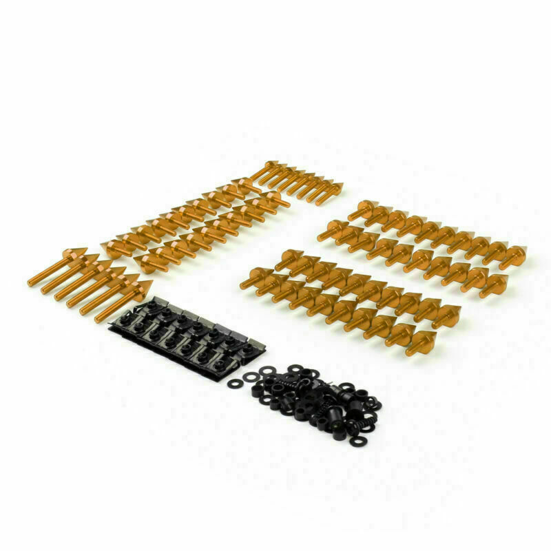 Fairing Bolts Complete Fasteners Kit Spike /A5 Screws Japanese Gold Sportbikes