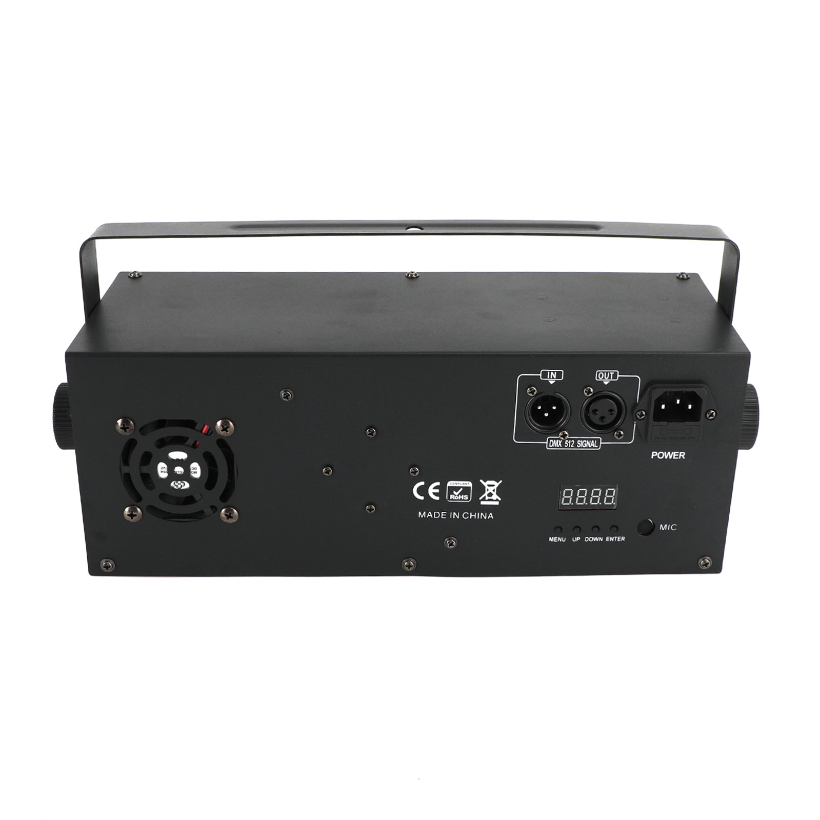 Lumières stroboscopiques à motif RGBW 4 en 1 80W, lumière de scène LED DMX DJ Disco Party + télécommande