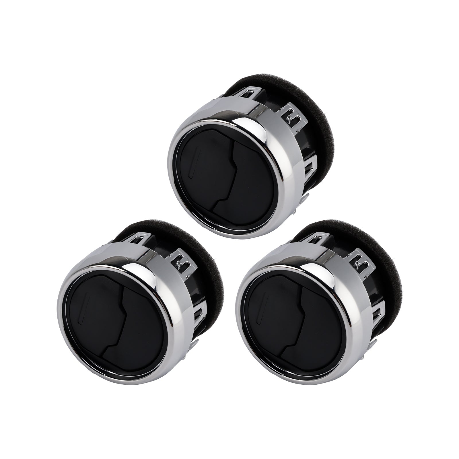 3x Center Dashboard A/C Air Vent Louvre FR3Z-19893-AE for Ford Mustang 2015-2022