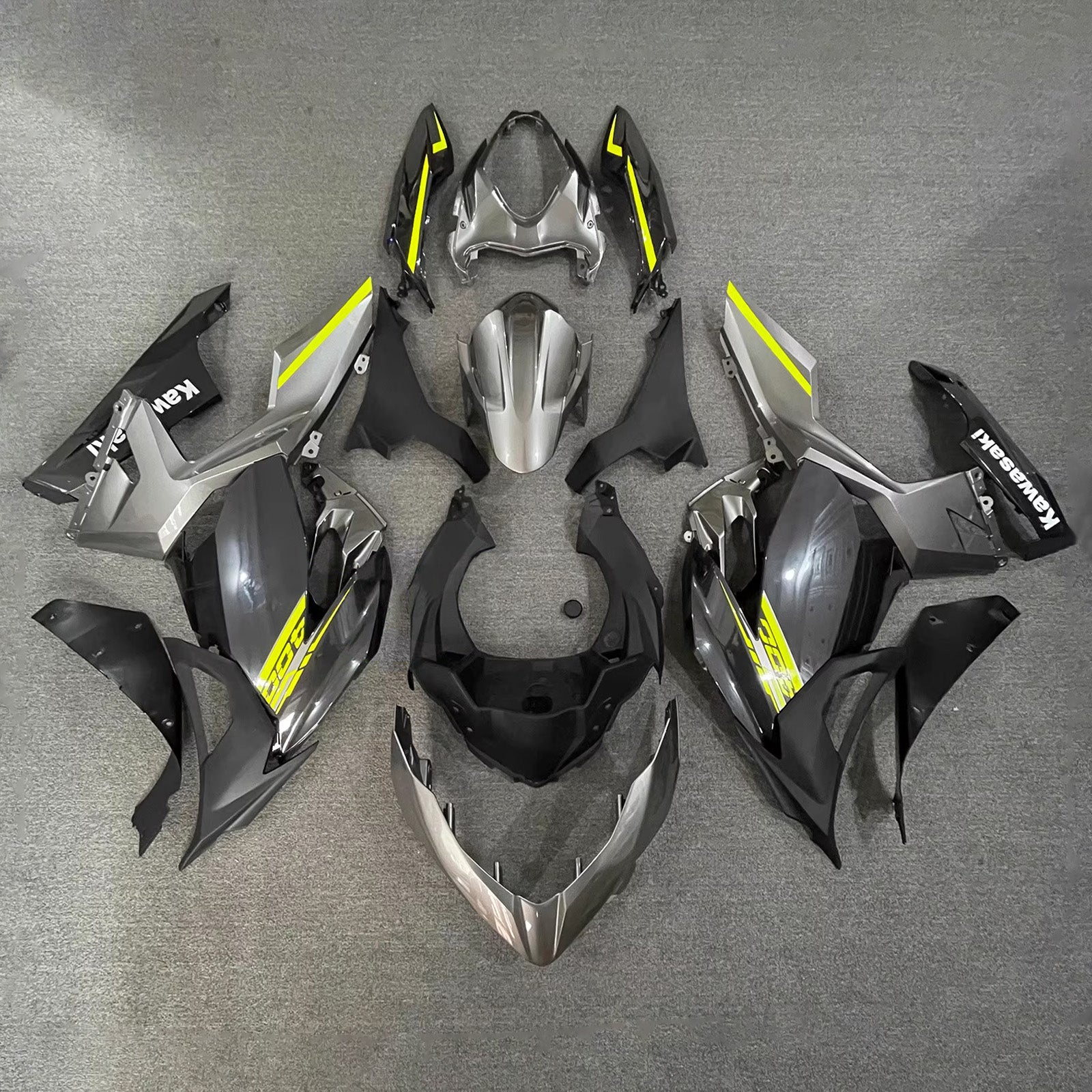 Kit carena iniezione carrozzeria in plastica ABS adatta per Kawasaki EX400 Ninja400 2018-2024