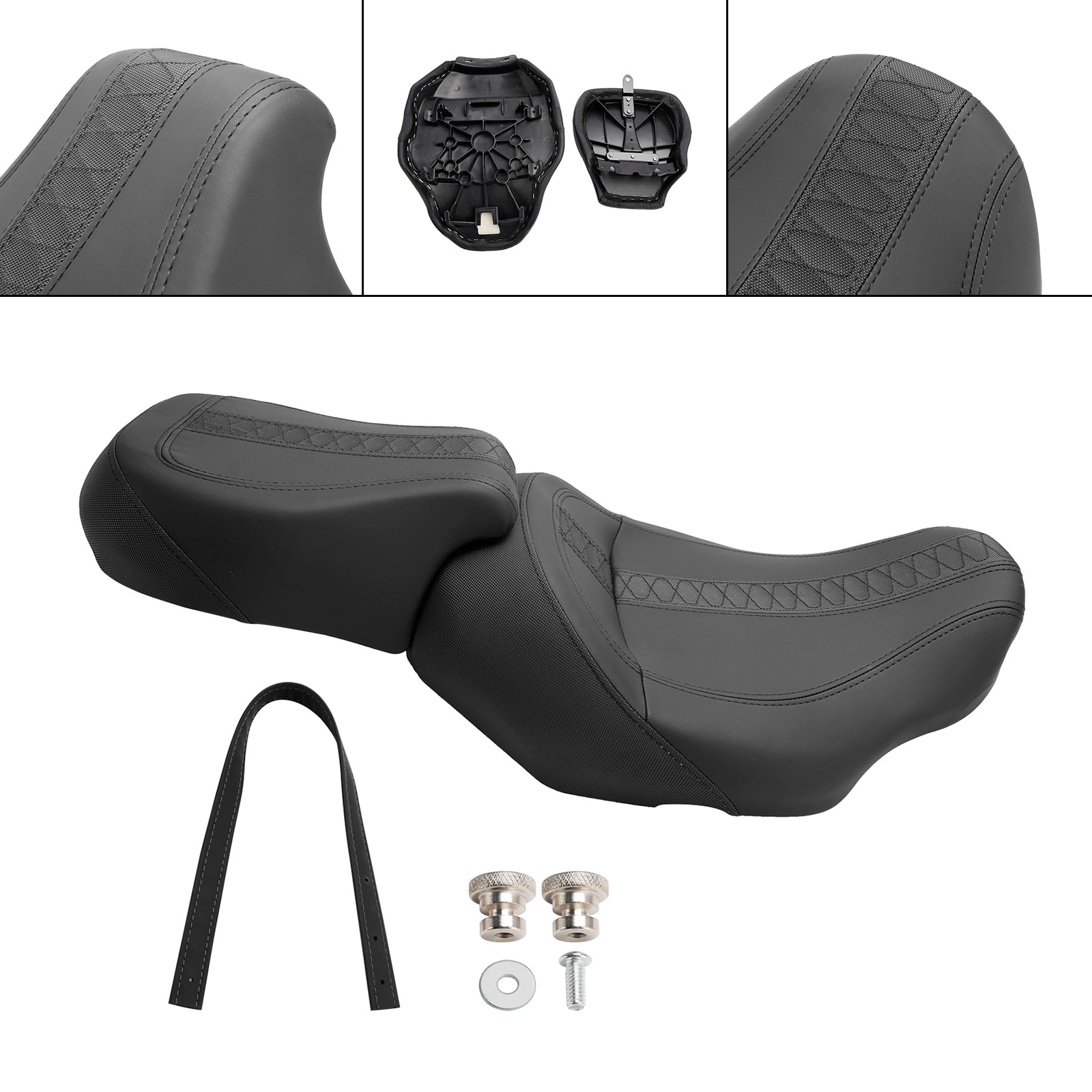 2023-2024 Touring CVO Glide Rider Passenger Seat Frab Cushion Fram