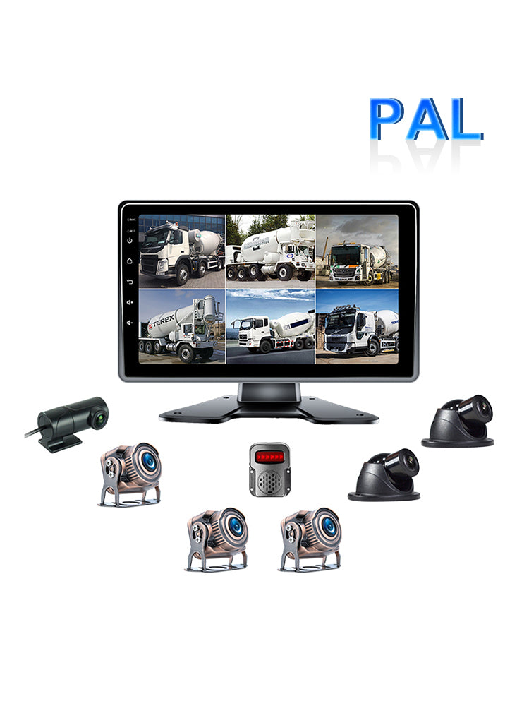 10,1 inch 1024*600 IPS Touch-versie met BSD voor RV Truck Bus + 4 achteruitrijcamera