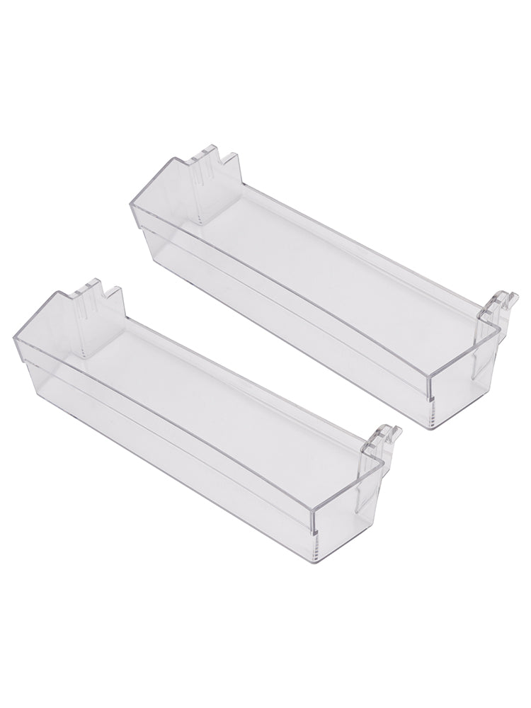 2PCS Fridge Shelf Grey Clear Middle Or Top Door Bin 306mm For Dometic Caravan