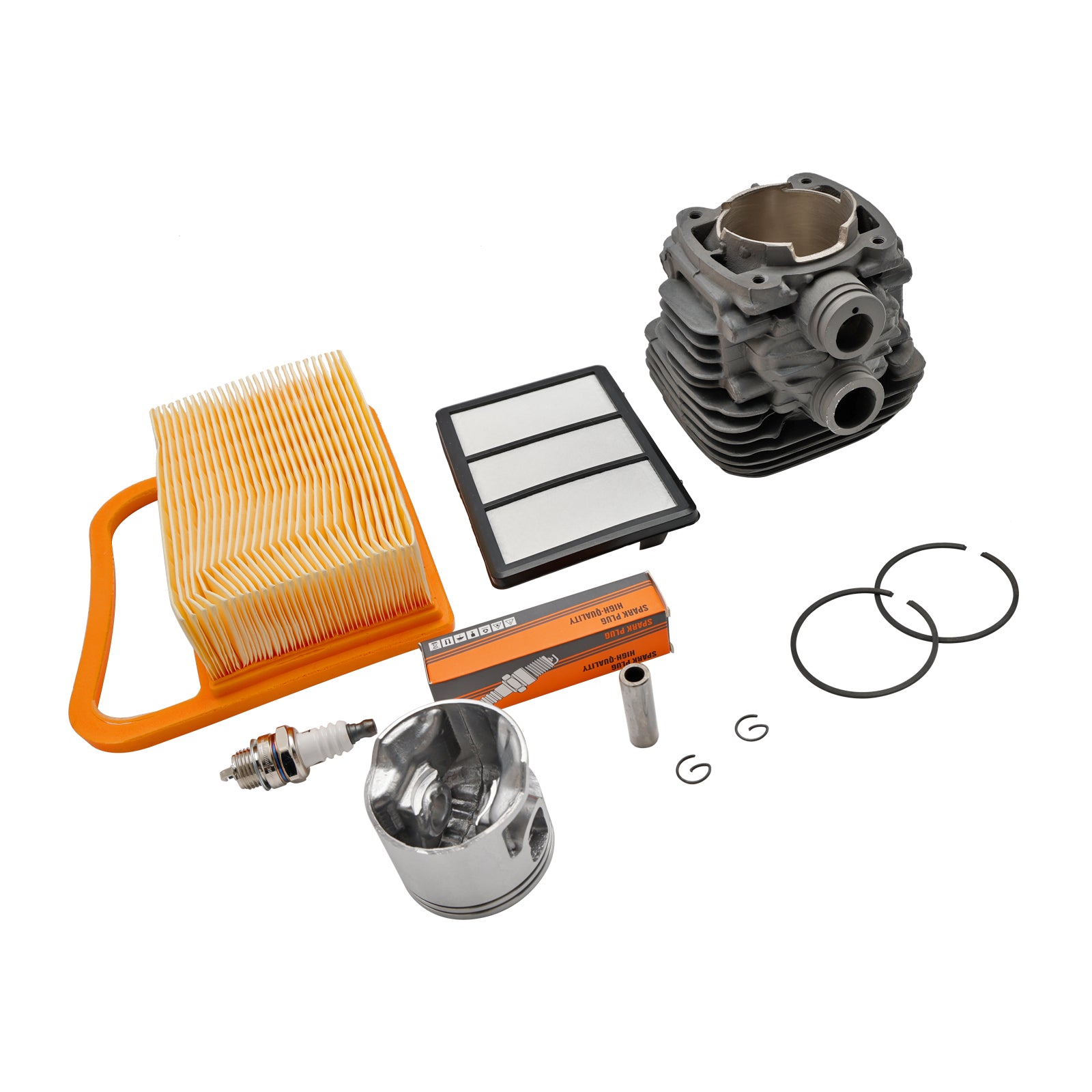 Kit d'entretien cylindre-piston avec filtre à air pour Stihl TS410 TS420