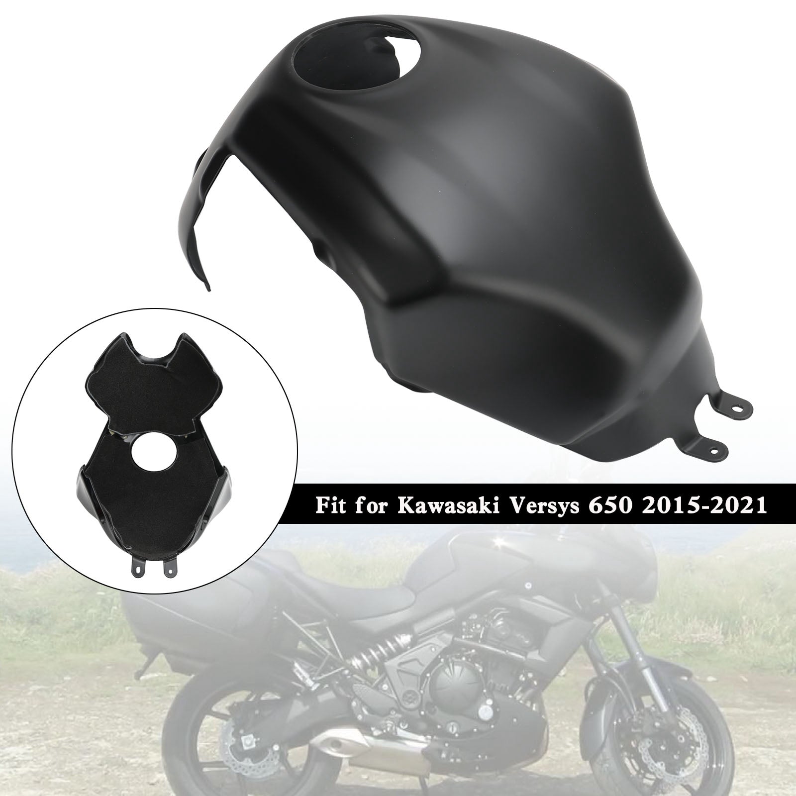 Protecteur de carénage de couvercle de réservoir de gaz, pour Kawasaki Versys 650 2015 – 2021