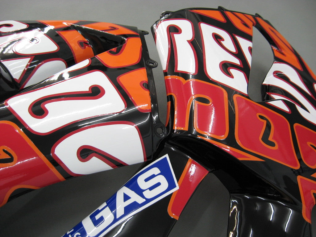 2003-2004 Honda CBR 600 RR Jaune Noir Valentino Rossi Repsol Moto Racing Carénages Générique