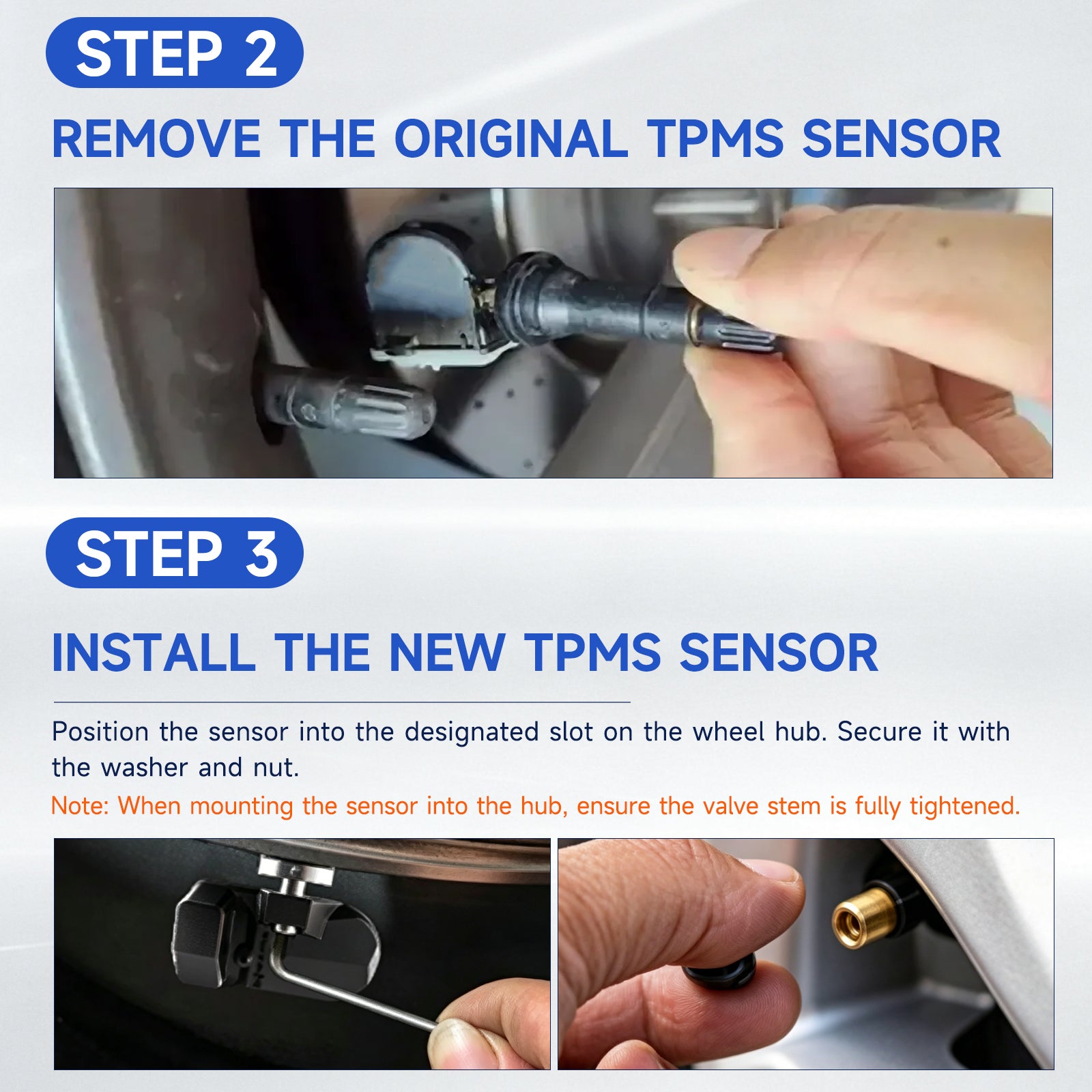 2021-2024 Tesla Model X 4Pcs Bluetooth TPMS Tire Pressure Sensor