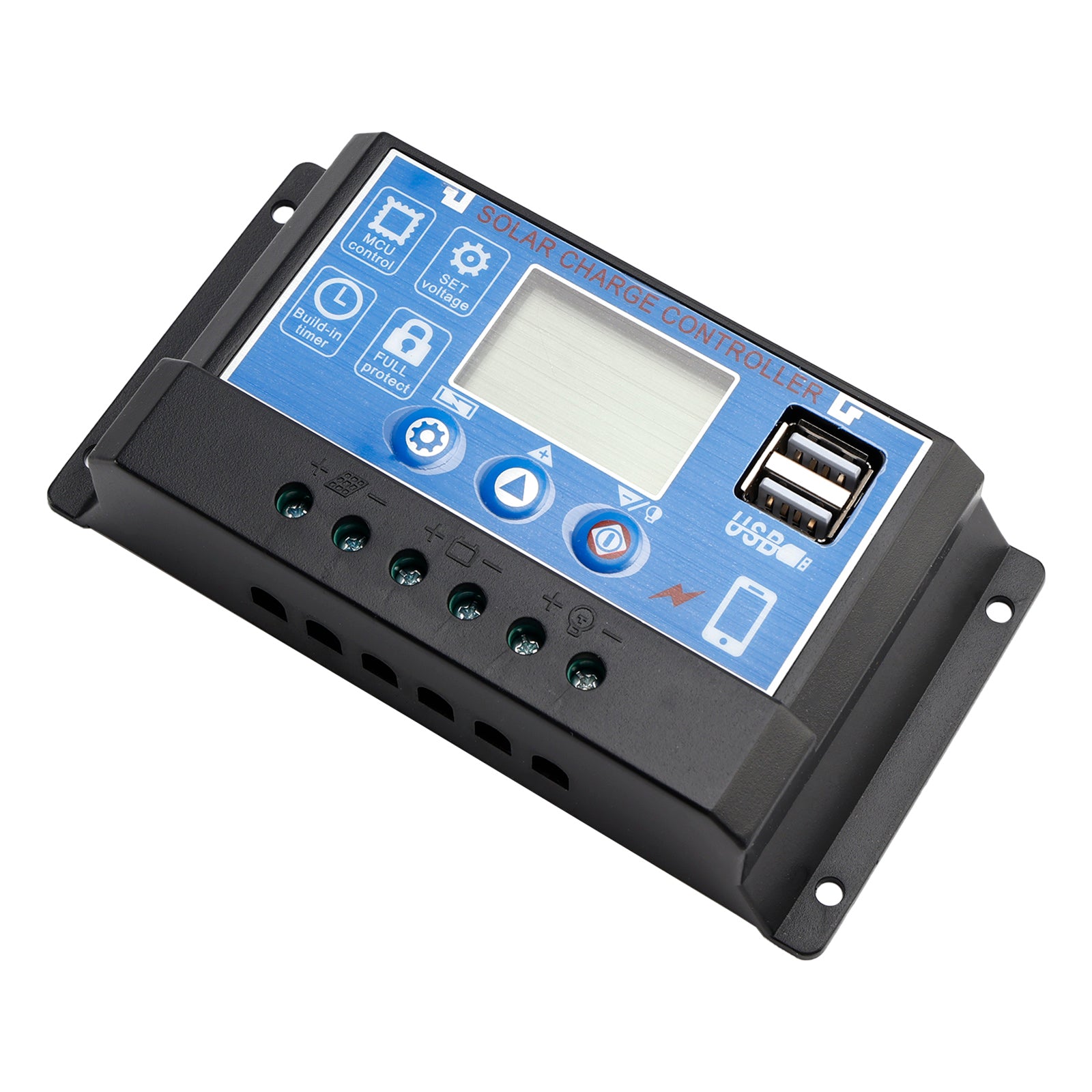 12V-60V PWM Solar Controller Weergave huidige zonne-straatverlichting Controle 0V Start