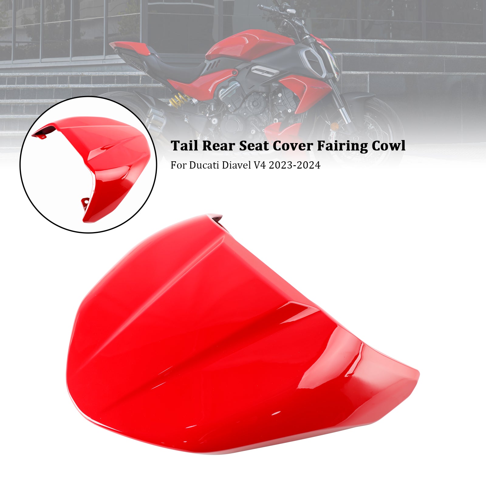 Capot de carénage de couverture de siège arrière Ducati Diavel V4 2023-2024