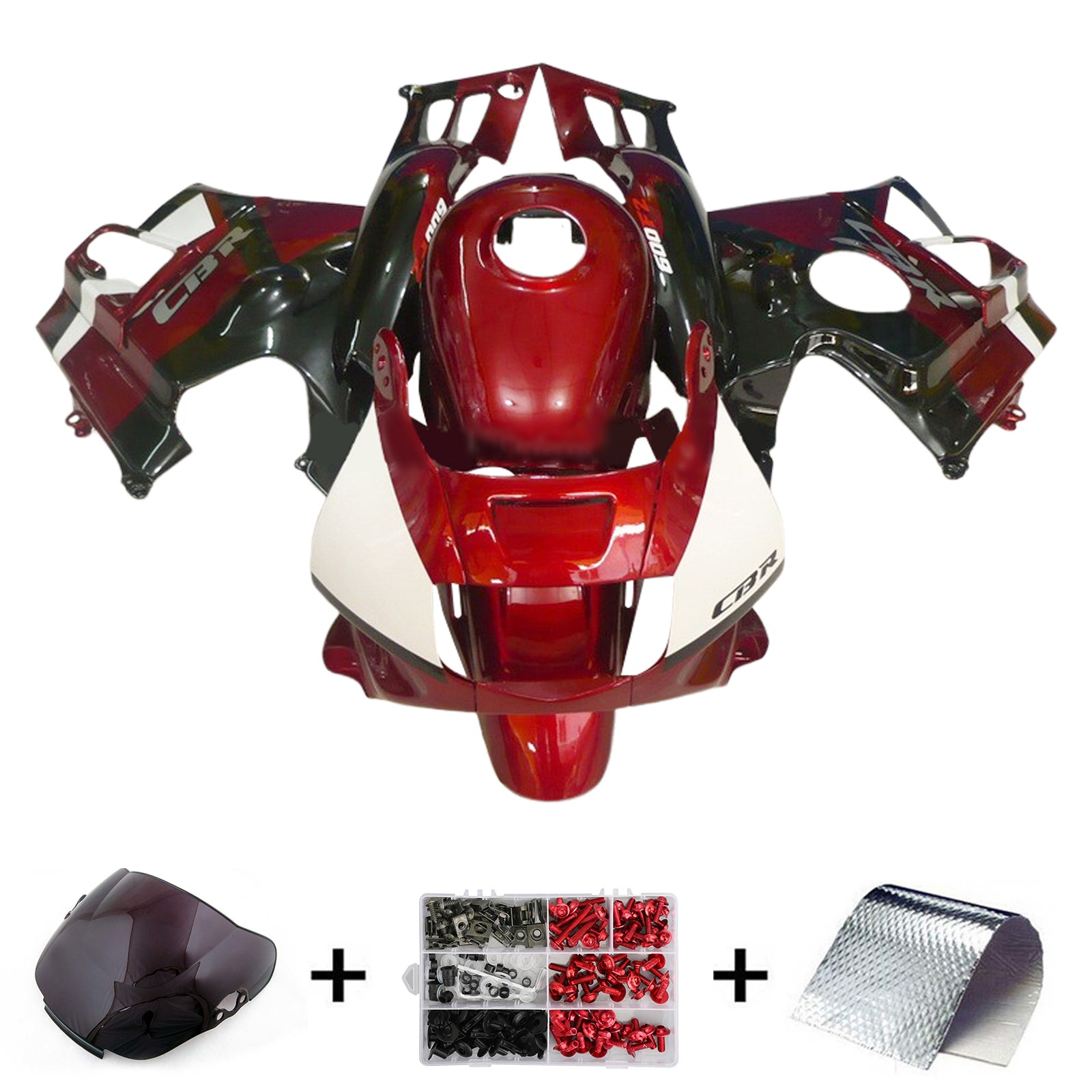 1991-1994 Honda CBR600 F2 Injection Fairing Kit Bodywork Plastic ABS