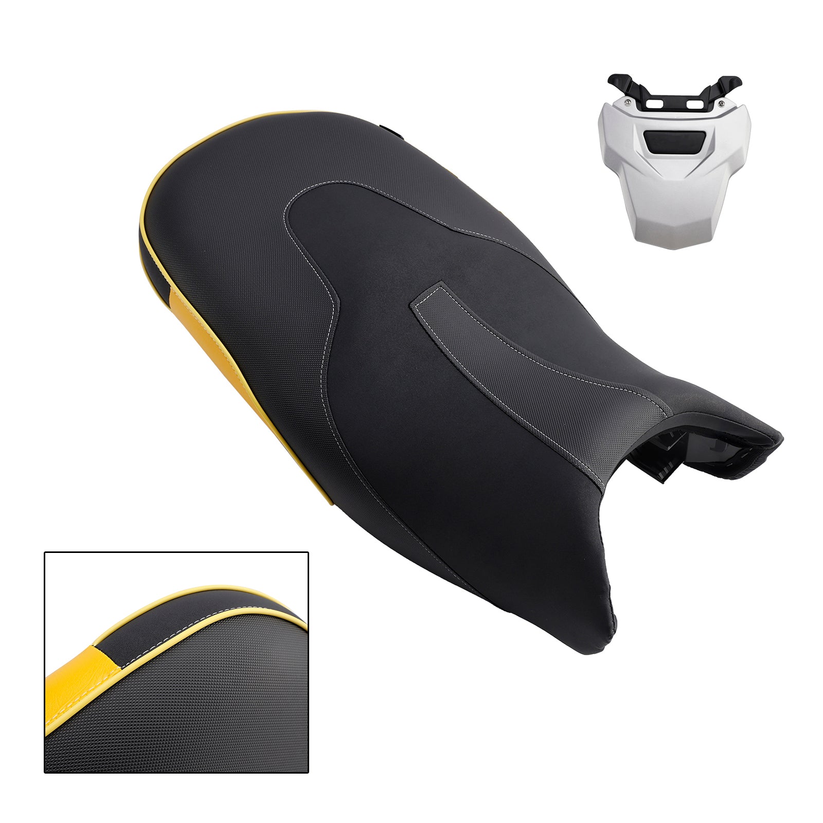 Byt ut bakre förarens passagerarsäte gul för BMW R1200GS 13-18 R1250GS