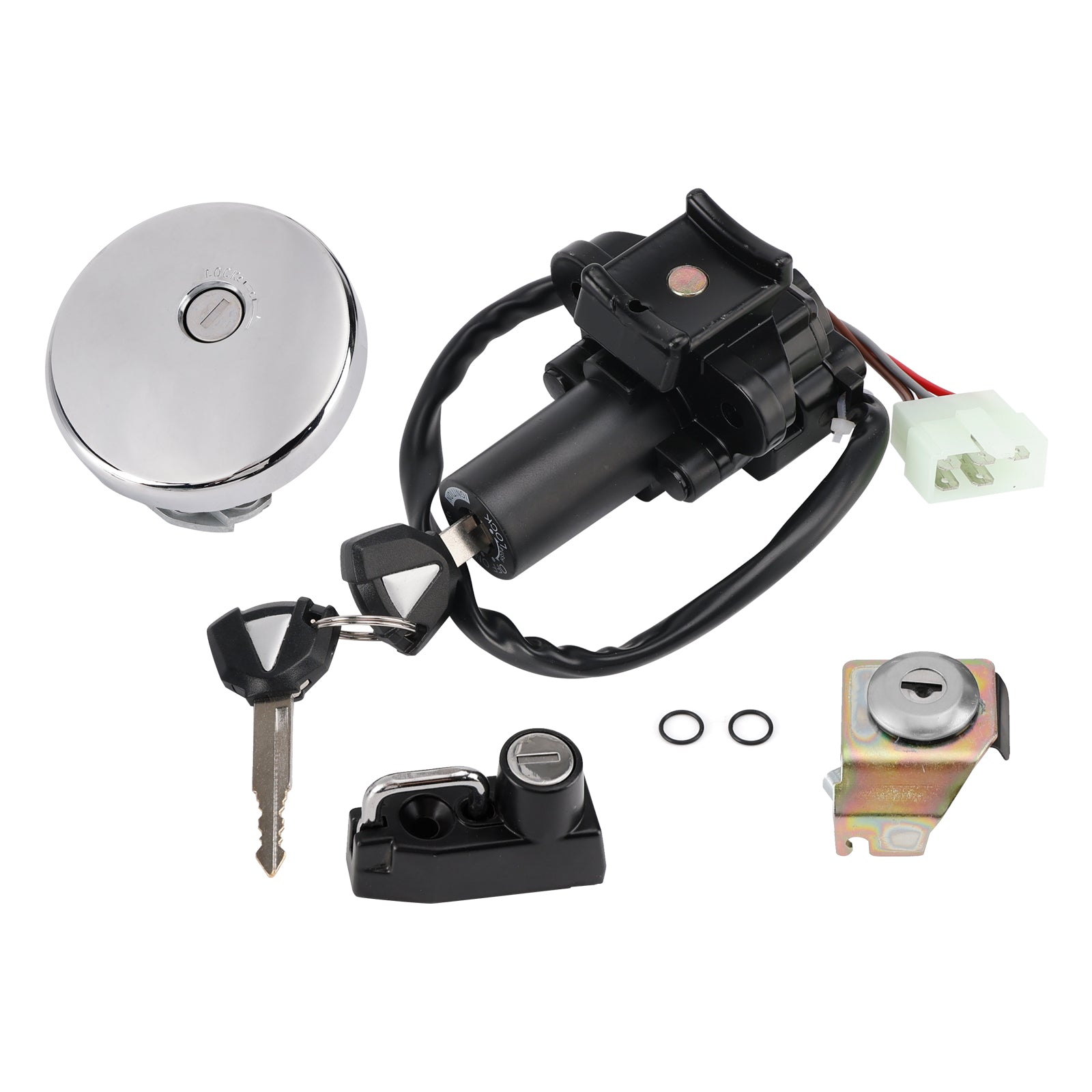 2024 Kawasaki W800 ABS contactslot vergrendelingsset 27048-5311 51049-0003