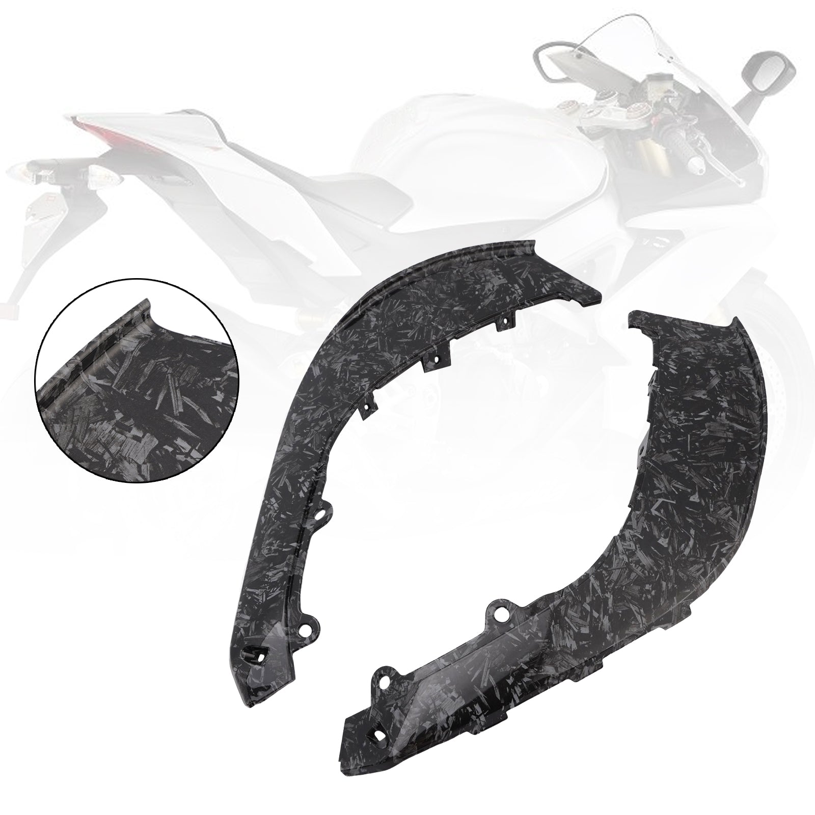 2021-2024 Aprilia RSV4 Horná kapotážna výpary Bočné panely Cowling Rám