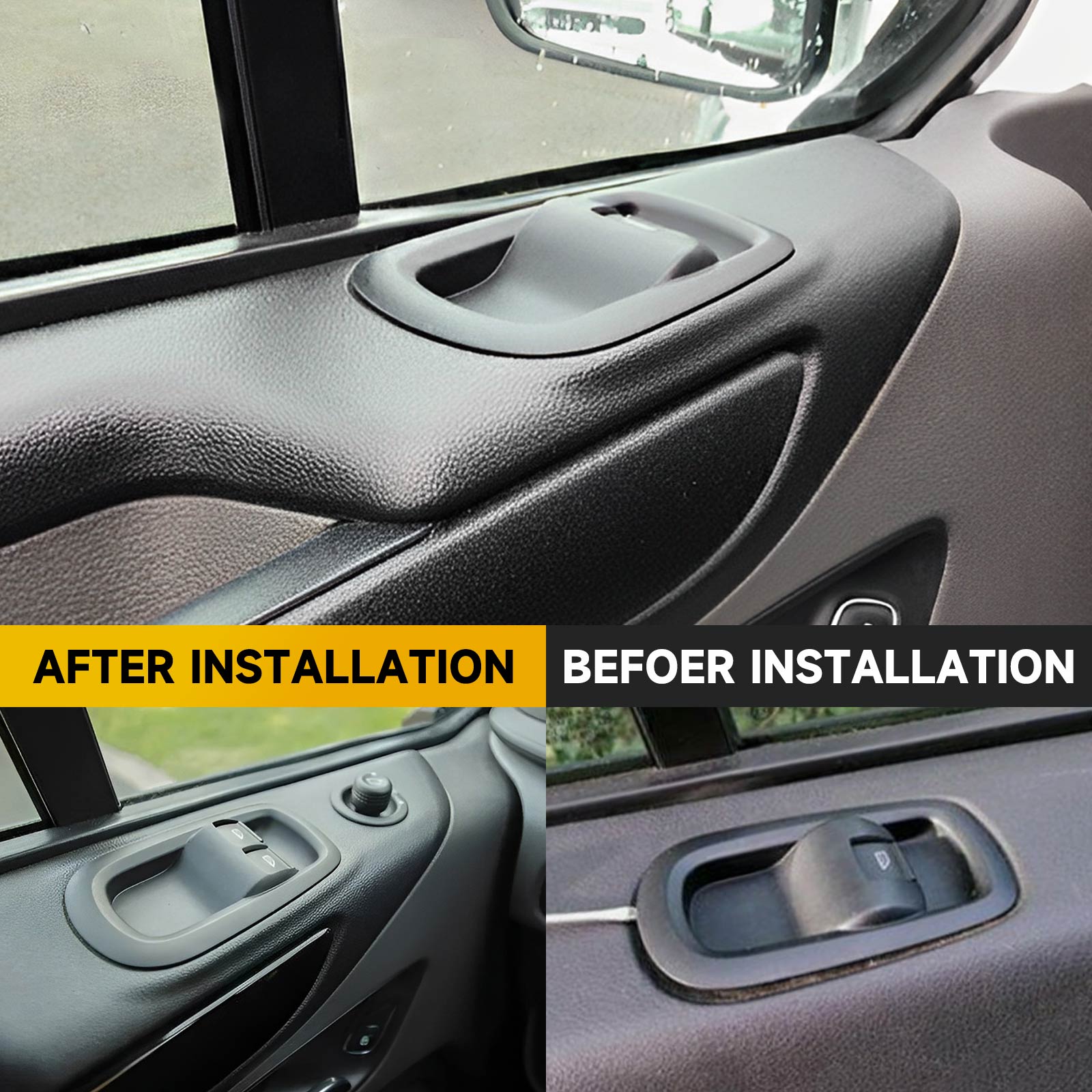 Ford Transit MK8 Custom 2014+ 1791339 Drivers Side Door Double Window Duxutação