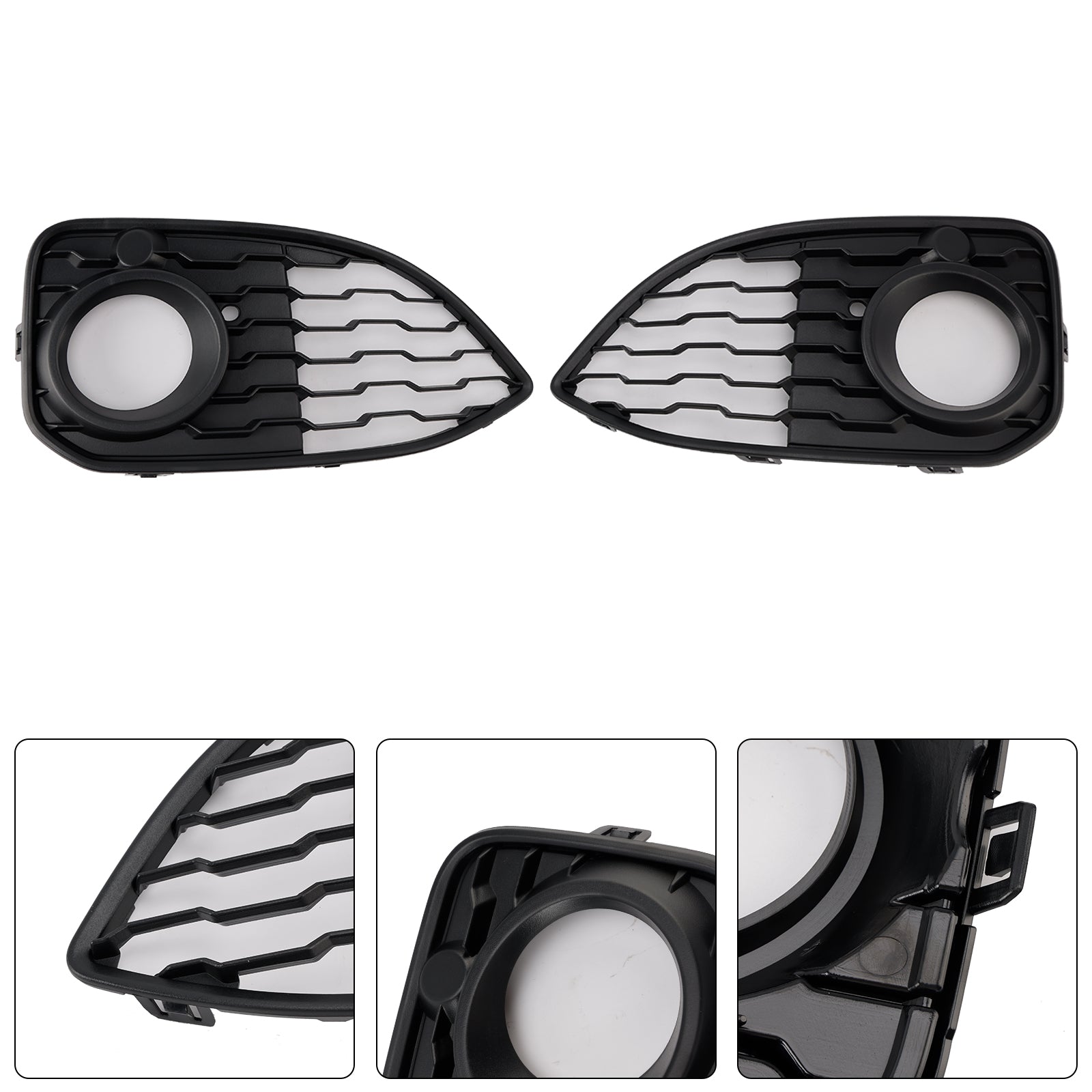 2015-2019 BMW Serie 1 F20 F21 LCI M-Sport 2 piezas Rejilla de cubierta de luz antiniebla