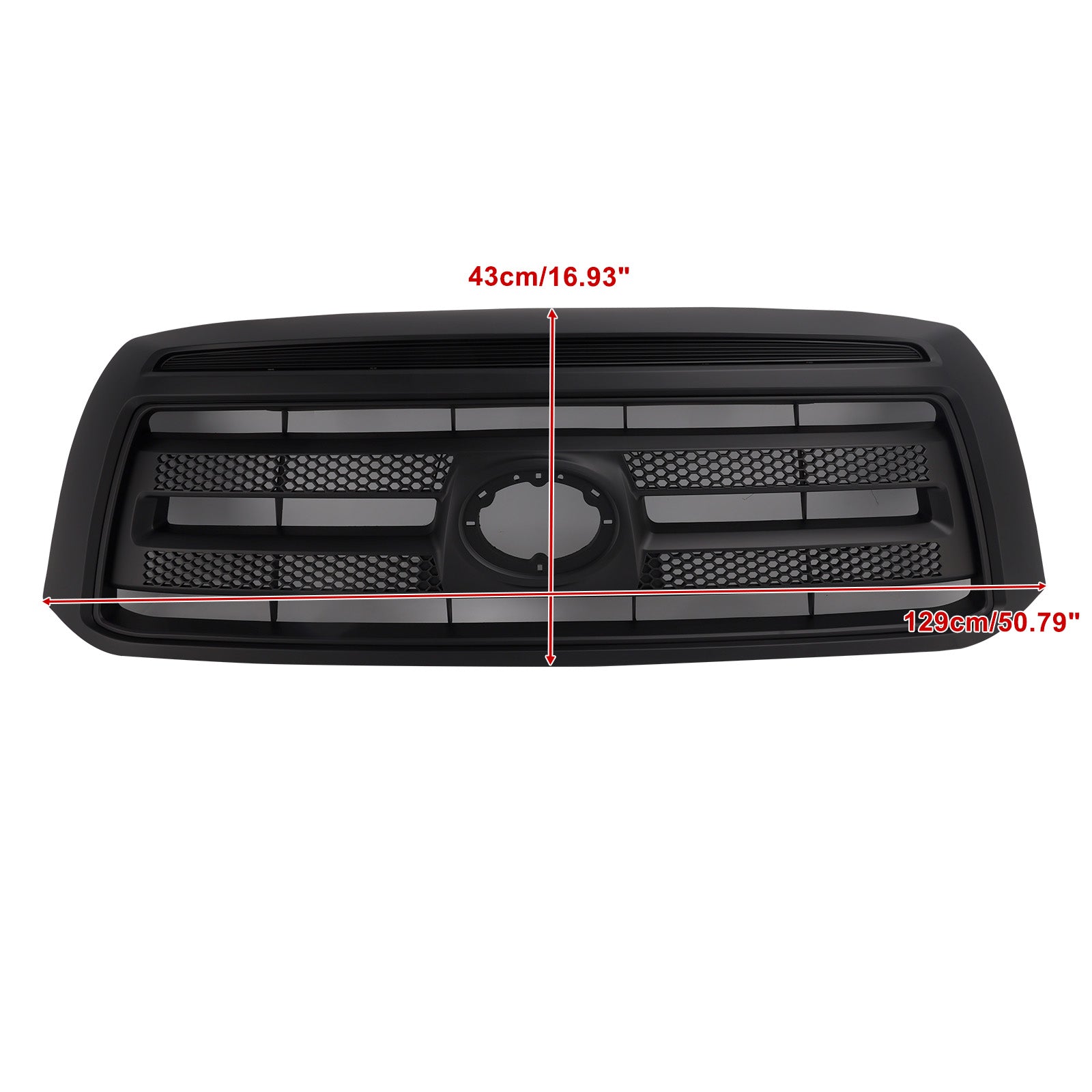2006-2009 Toyota Tundra mattsvart främre stötfångargrill
