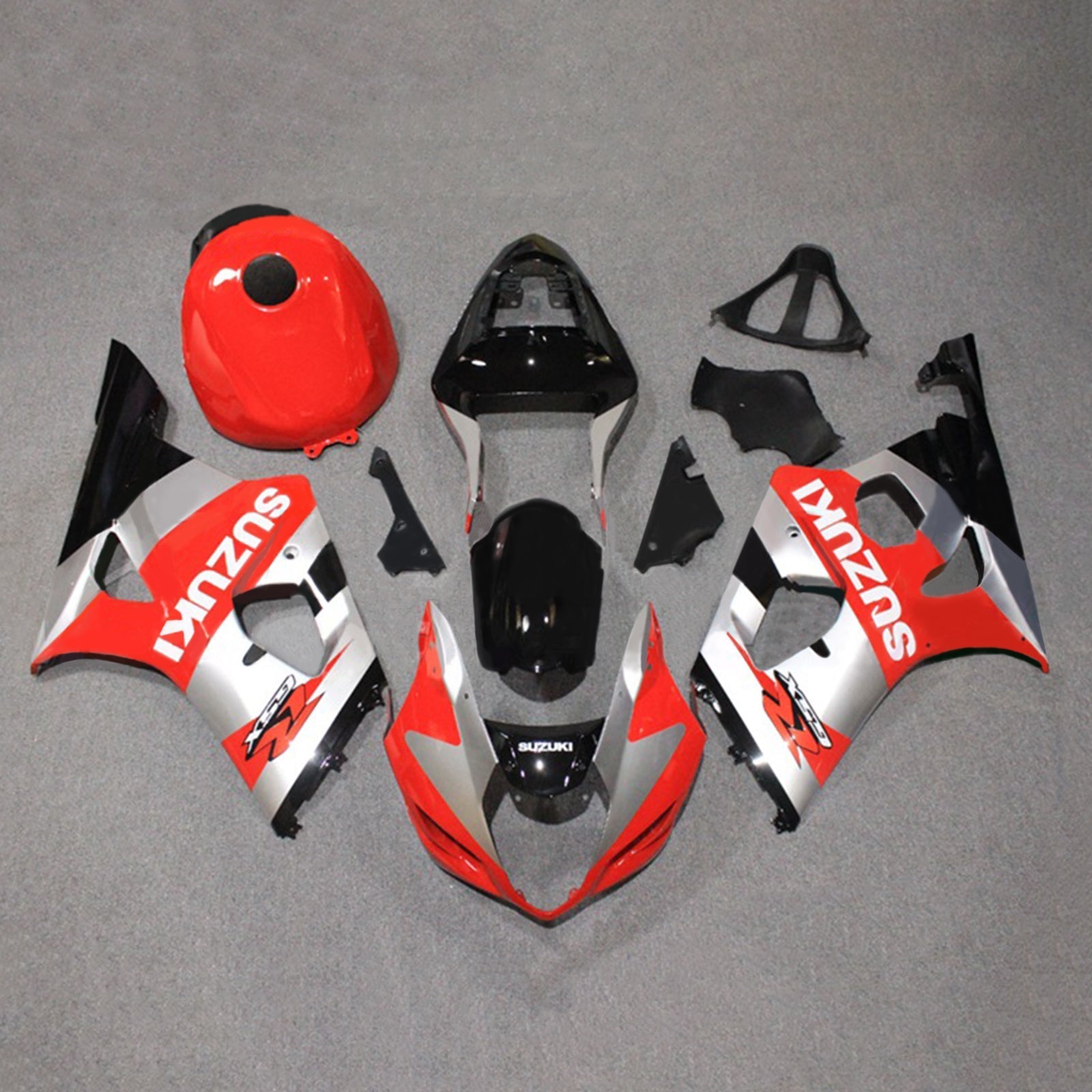 2003-2004 Suzuki GSXR1000 K3 Injeksjon Fairing Kit karosseri plast abs ABS