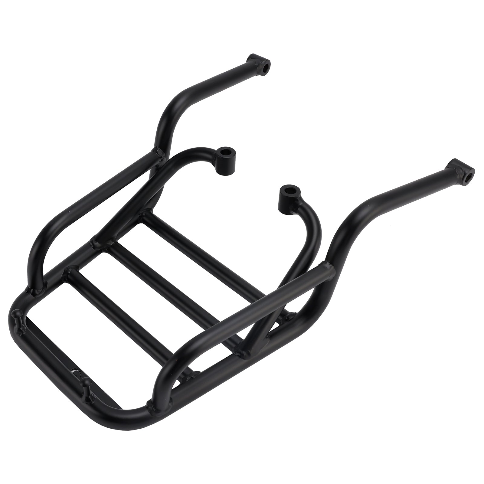 REAR RACK TUBE TYPE LUGGAGE CARRIER - BLACK FOR HIMALAYAN & SCRAM 411 22-2024