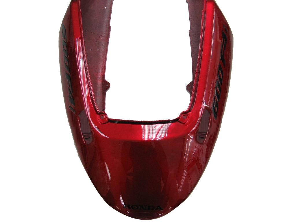 2004-2007 Honda CBR 600 F4i Cherry Red & White Flame Racing stroomlijnkappen Generiek