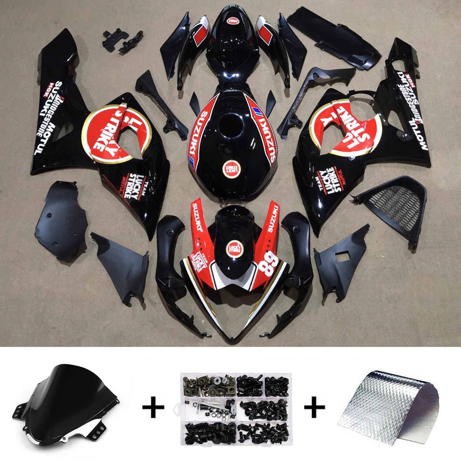 Injection Fairing Kit Bodywork Plastic ABS For Suzuki GSXR1000 2005-2006 K5