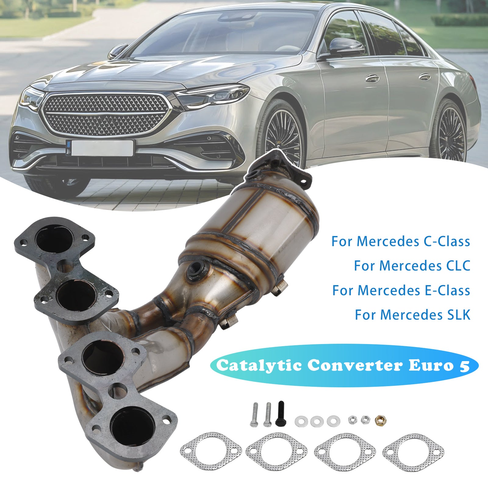 Convertisseur catalytique Mercedes Classe C Classe E CLC SLK A2711403009 Euro 5