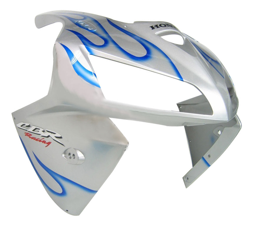 2005-2006 Honda CBR 600 RR Argent & Blue Flame Racing Carénages Générique