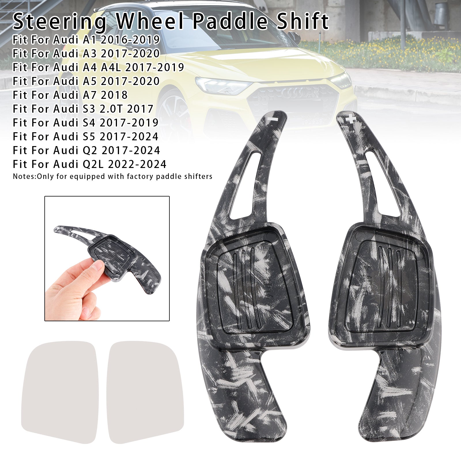 Ratthjulets skifterforlengelse for Audi Q3 Q5 Q7 S3 S4