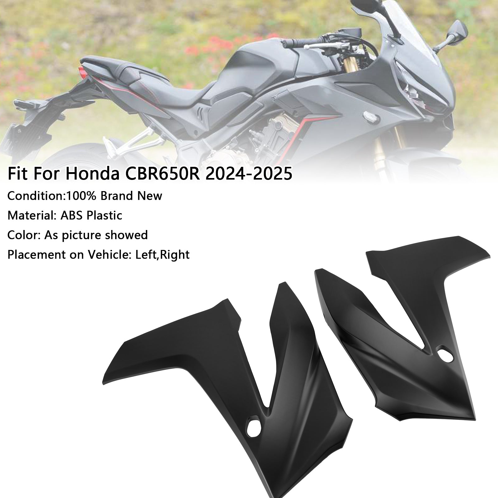 2024-2025 Honda CBR650R Side frame Cover Panel Fairing Body Cowl