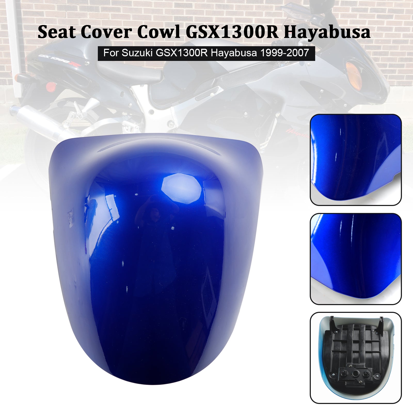 Rear Seat Fairing Cover For Suzuki GSX1300R GSX-R1300 Hayabusa 1999-2007