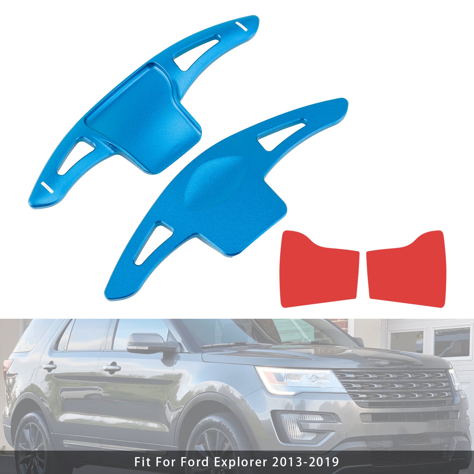Extension de la palette de vitesses de volant Ford Explorer 2013-2019 pour l'aluminium