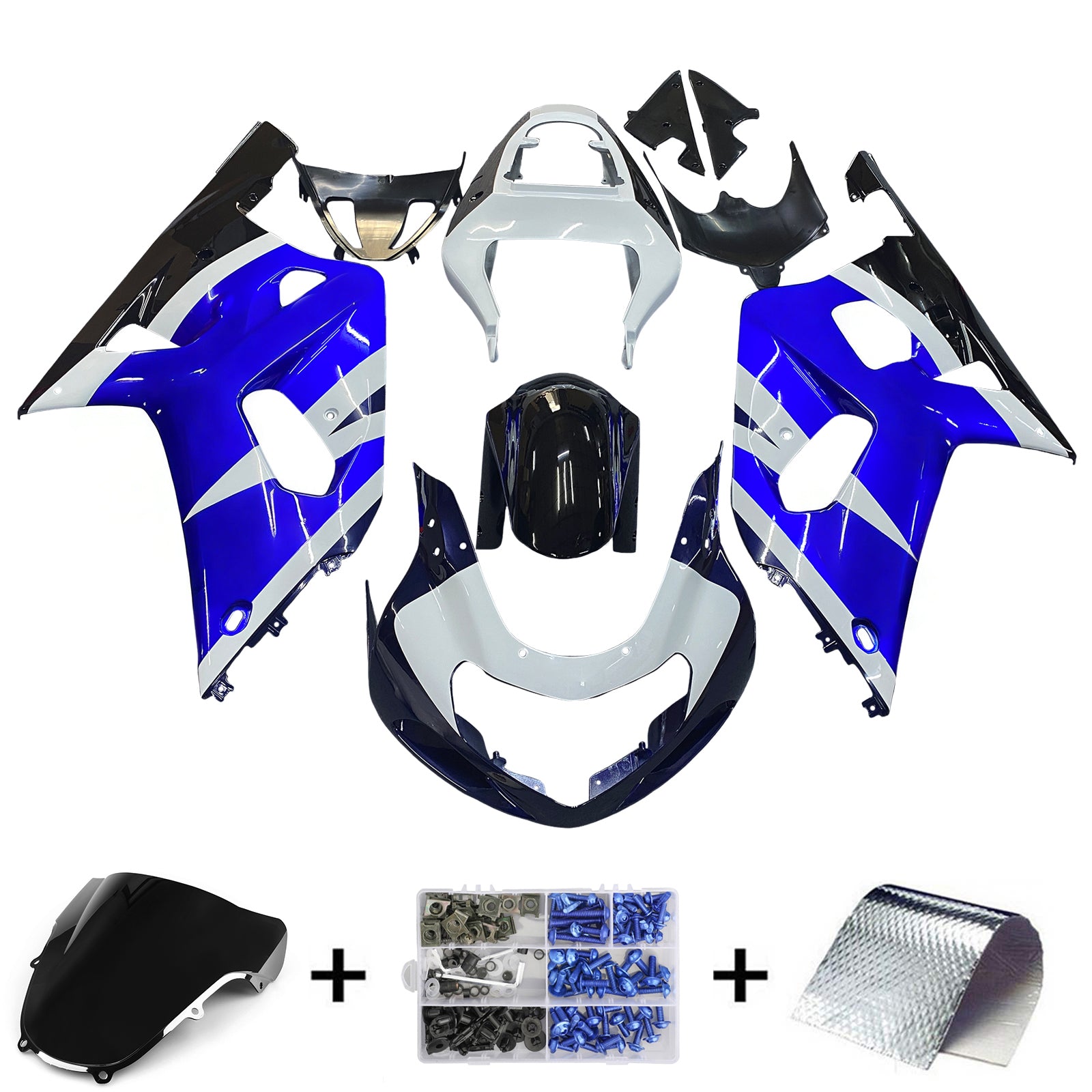 Injection Fairing Kit Bodywork Plastic ABS fit For Suzuki GSXR600 2001-2003