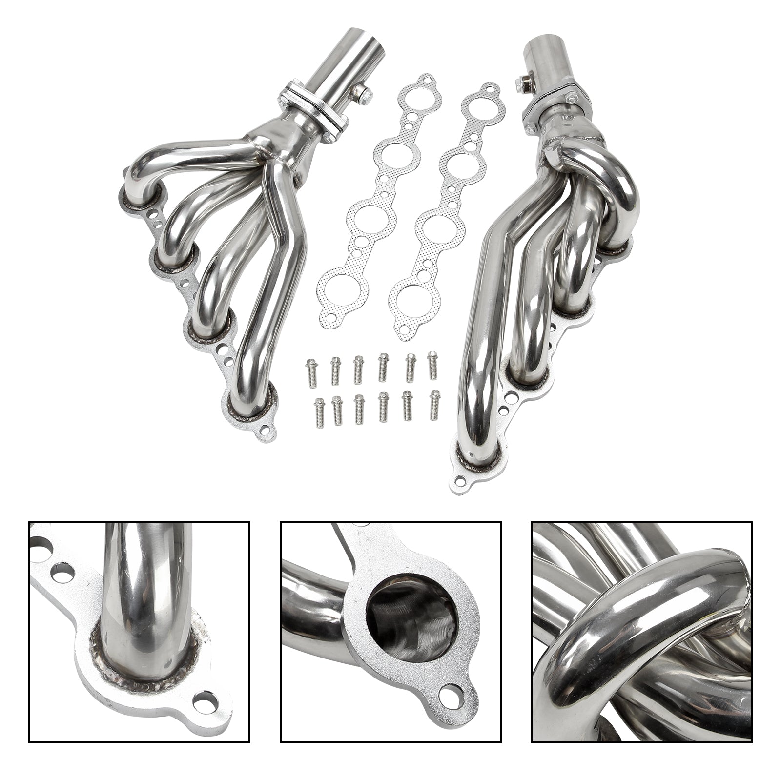 Grenrörshuvuden passar Chevrolet S10 Blazer LS1 Sonoma Swap Engine 1982-2004