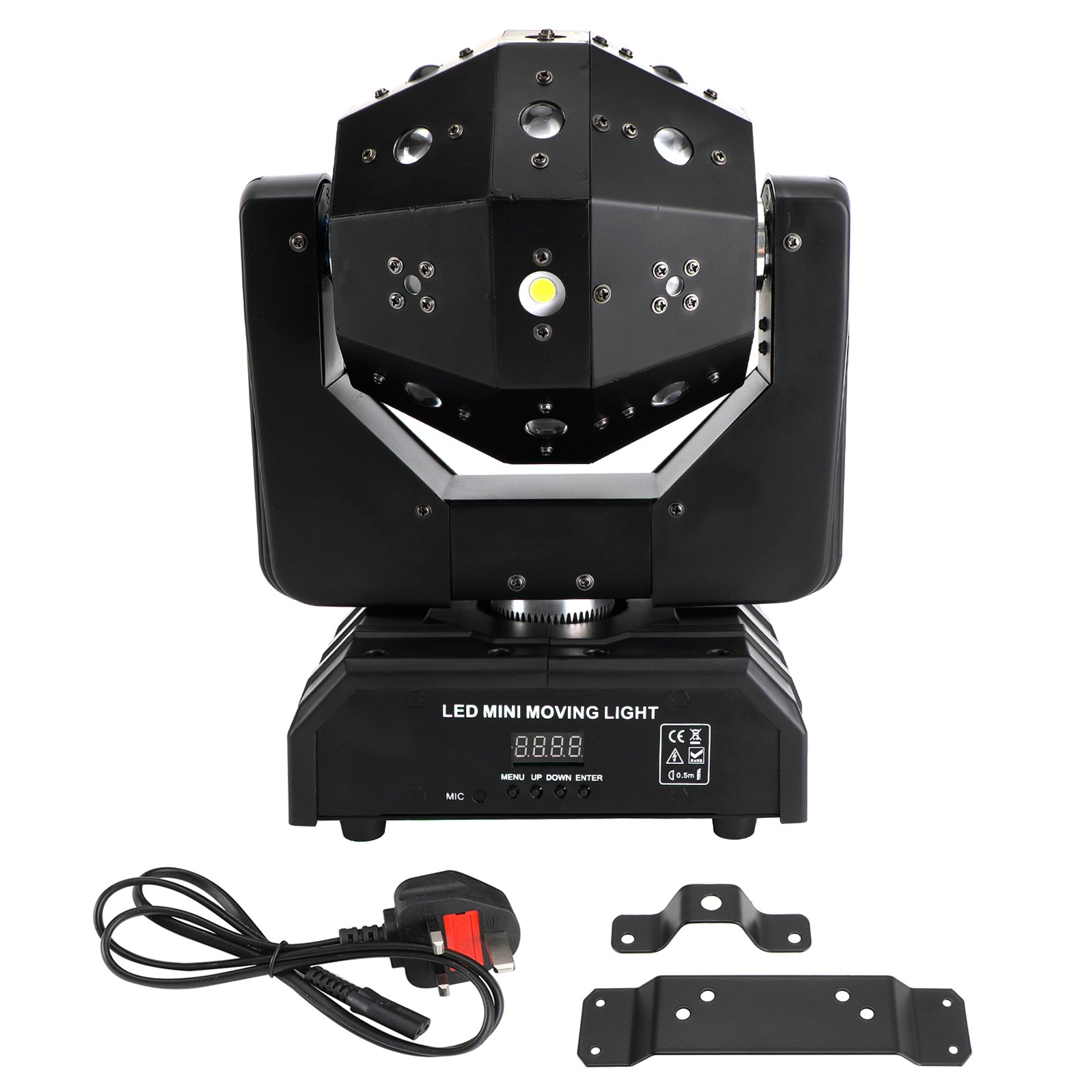 RGBW 3In1 LED Laser Moving Head Scenljus DMX DJ Disco Party Effect Lighting