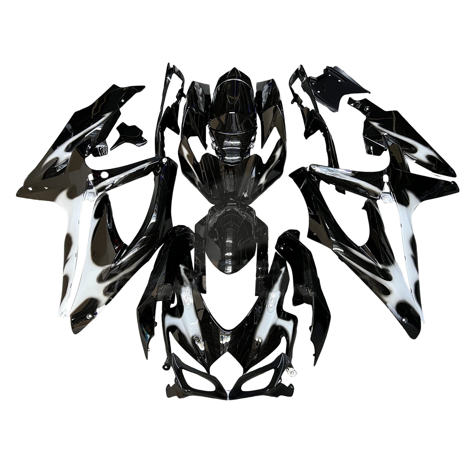 Injeksjon Fairing Kit Bodywork Plastic ABS For Suzuki GSXR 600/750 2008-2010 K8