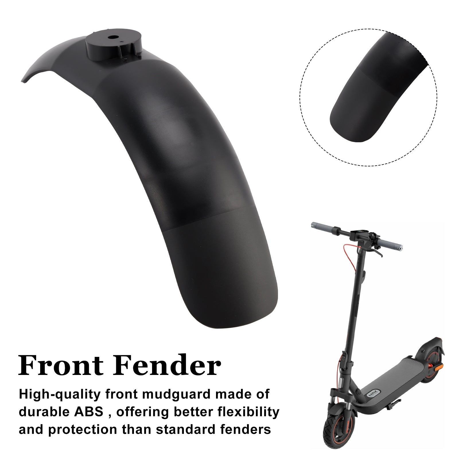 Garde-boue avant - Compatibles avec la trottinette électrique Xiaomi 4 Pro (1re génération)