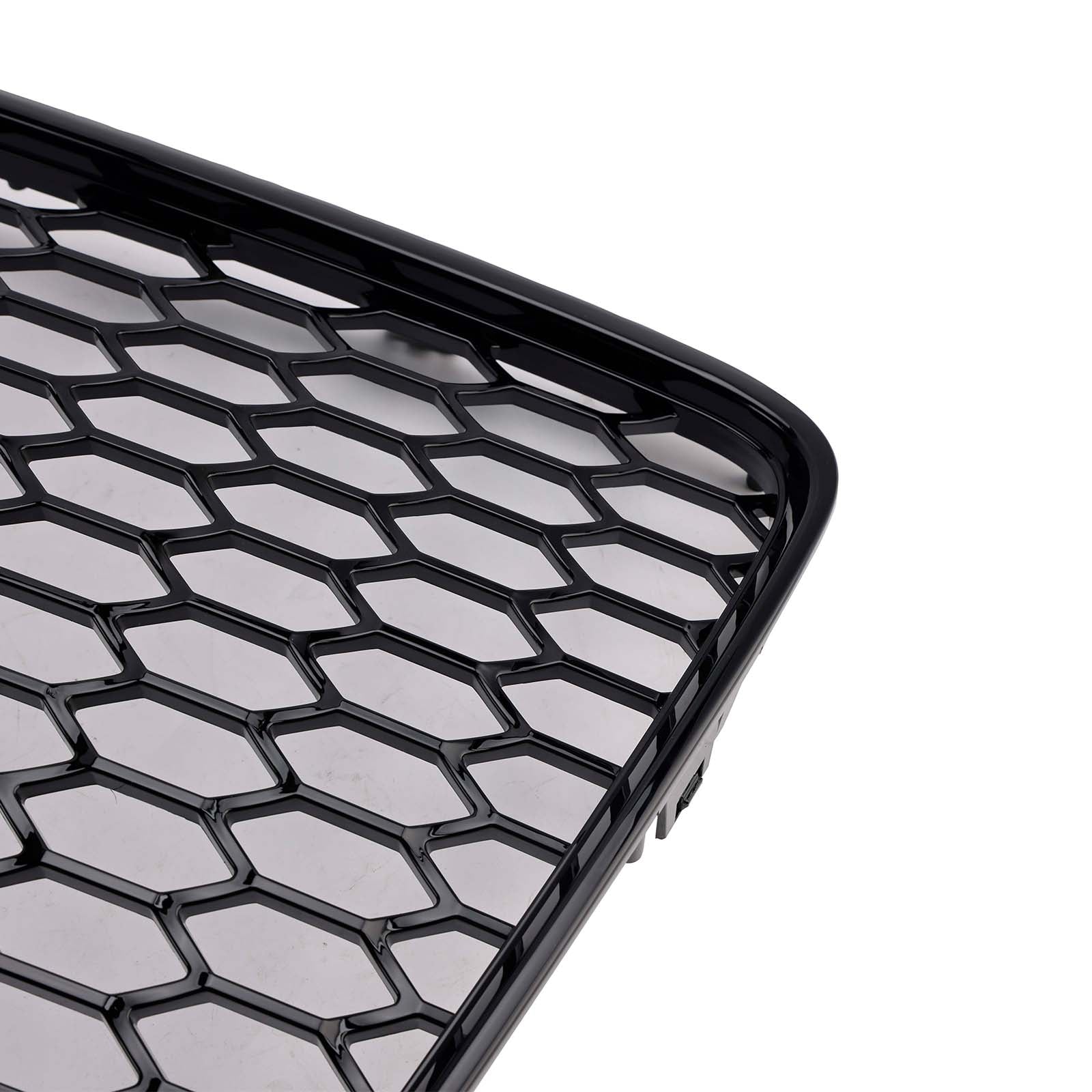 2005-2015 Fit for Audi Q7 Gloss Black Front Bumper Radiator Vent Mesh Grill Grille