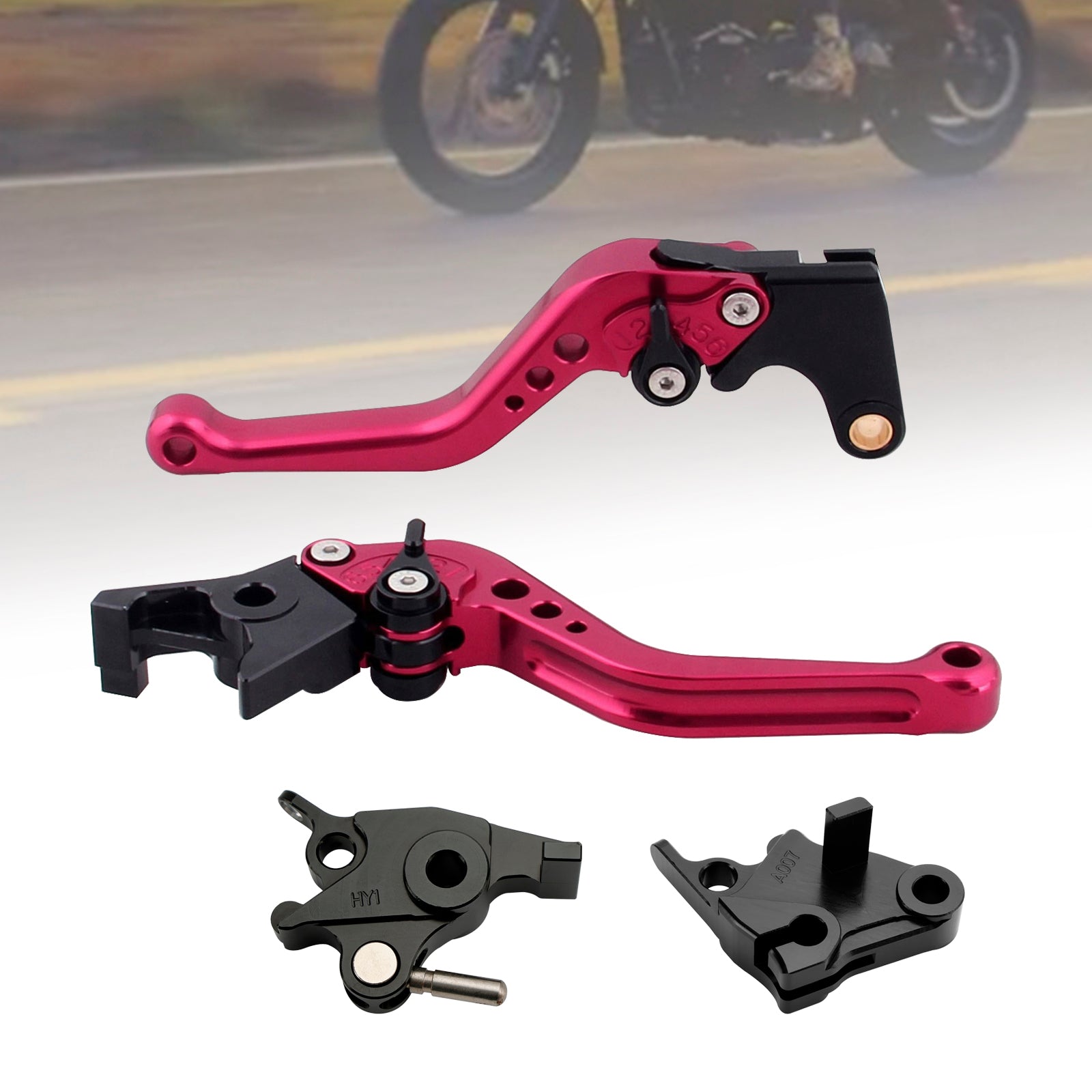 Ny kort kopplingsbromsspak Fit för CFMOTO 400NK 650NK 650MT 650GT 2020-21