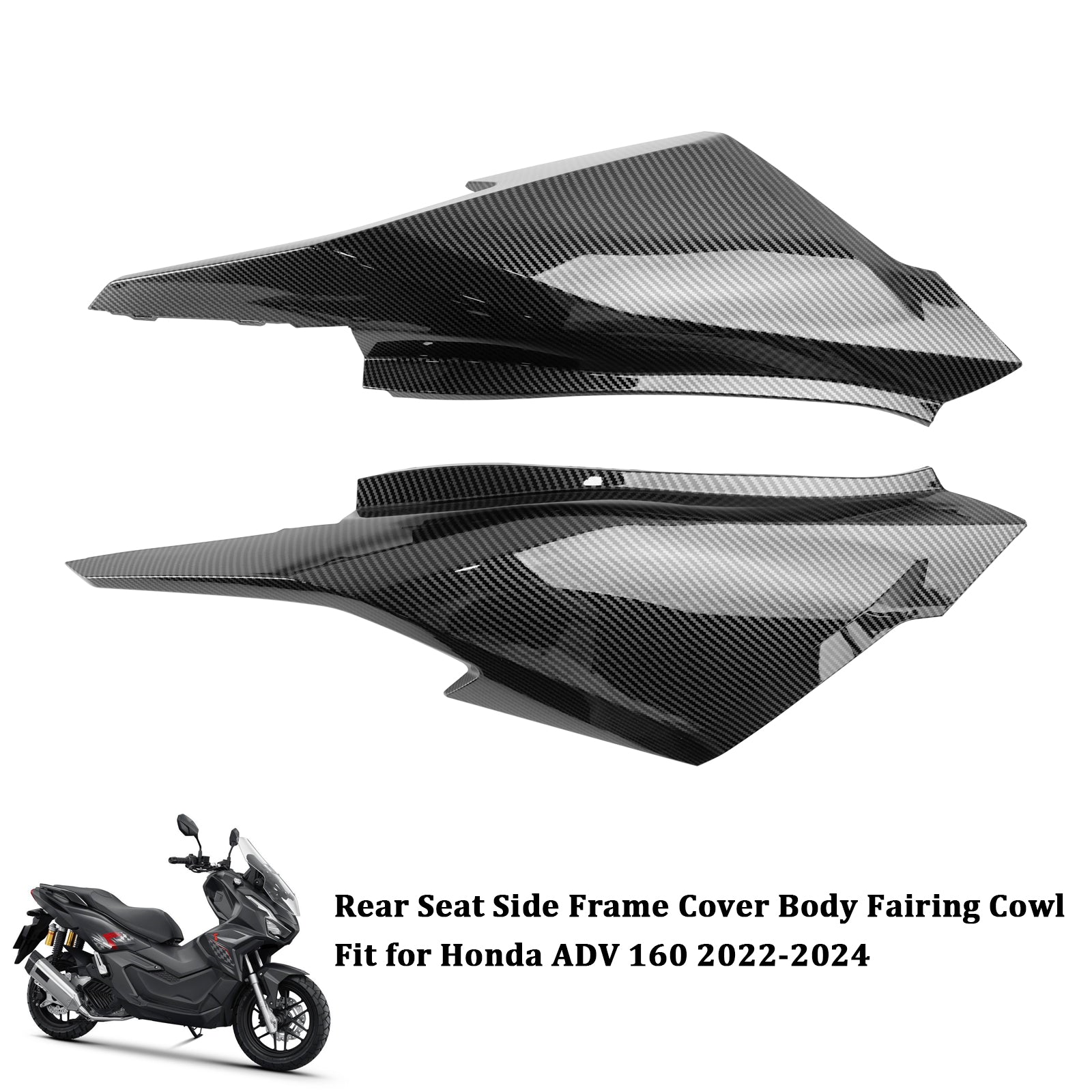 2023-2024 Honda ADV 160 Rear Seat Side Frame Cover Body Fairing Cowl