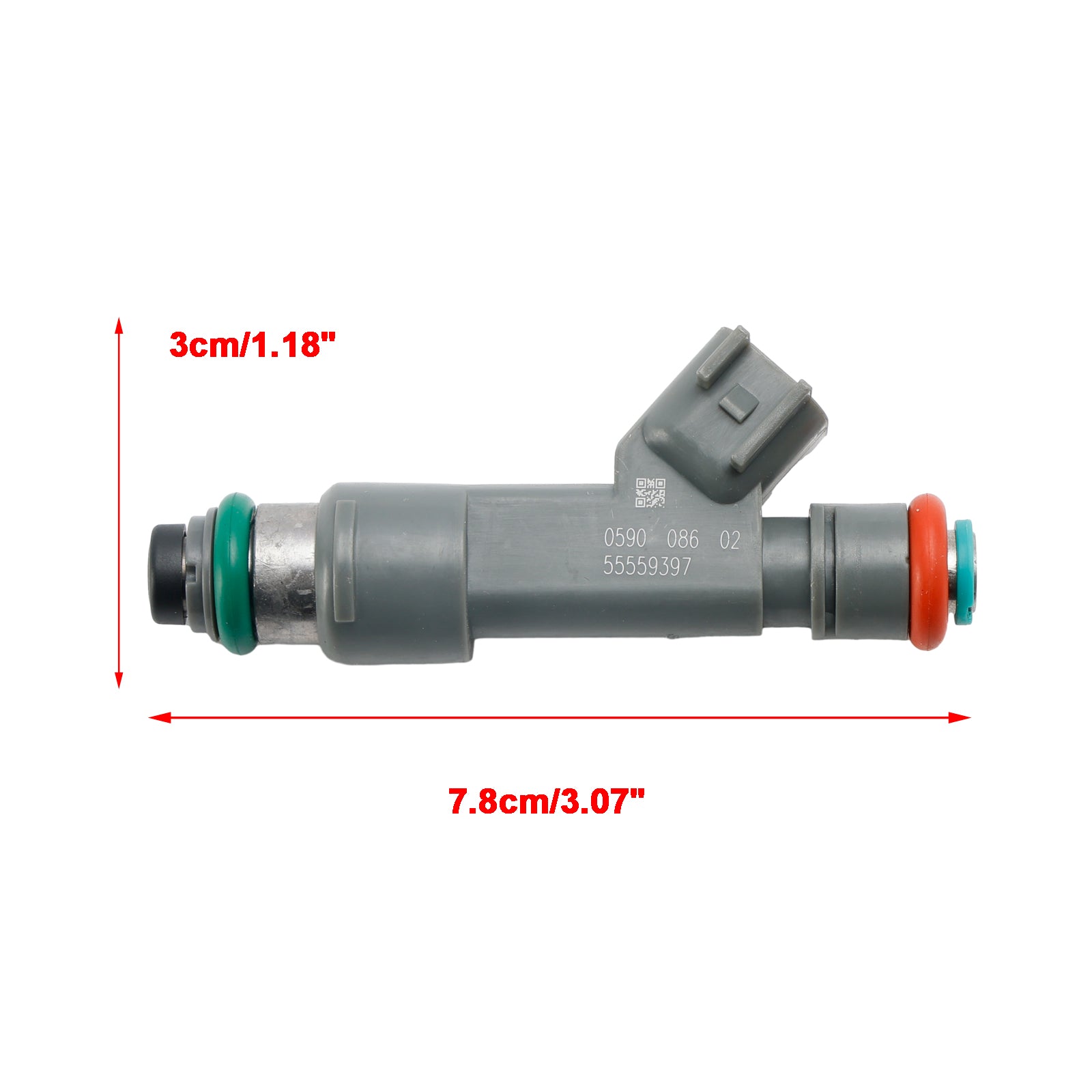 4 STK drivstoffinjektor 55559397 Passer til SAAB 9-3 2.0L Turbo 2007-2011 8653608