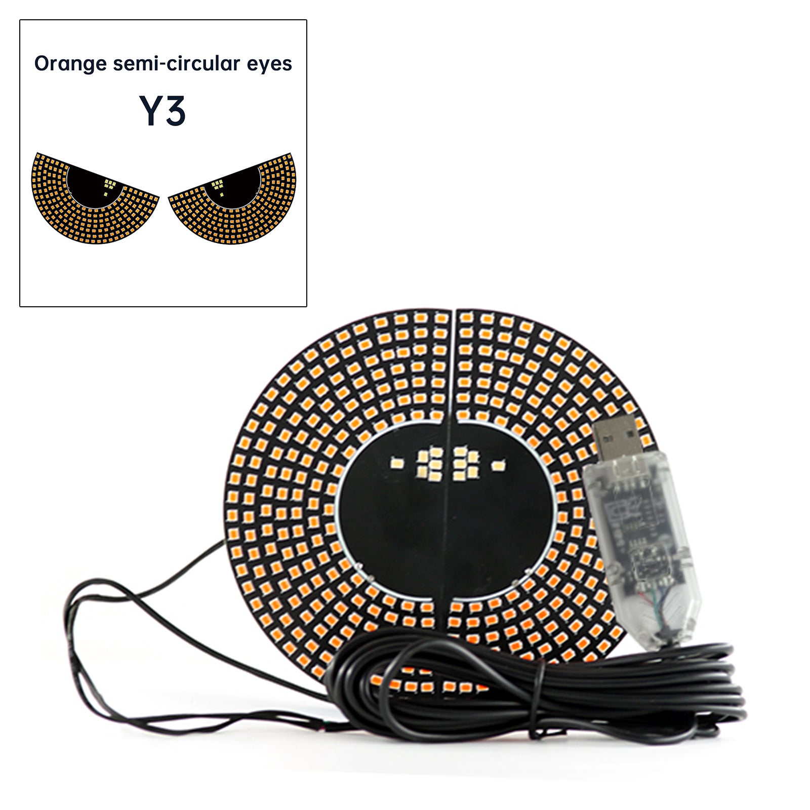 LED-scherm Devil's Eye Car Eye Light Truck Dynamisch LED-licht