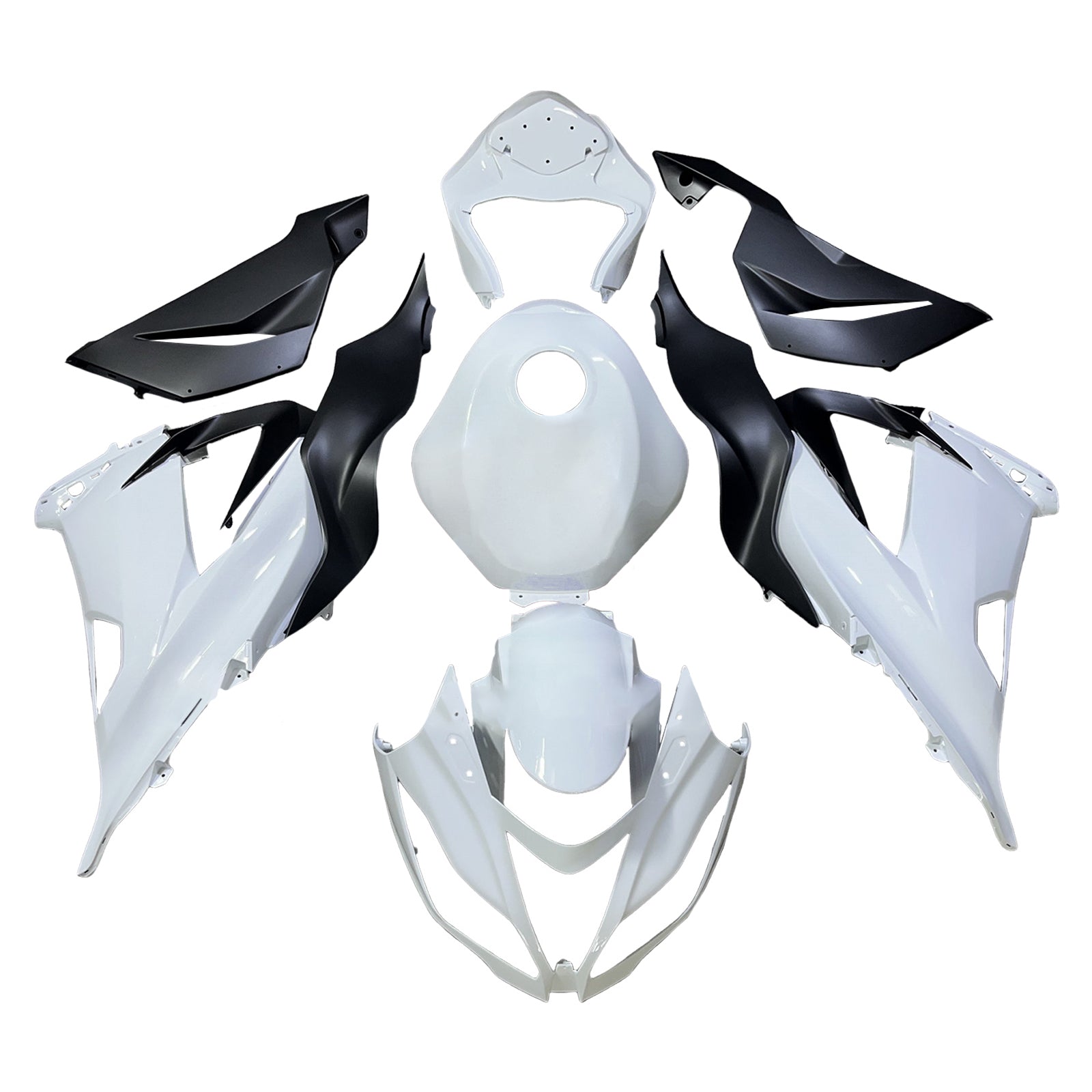 Injeksjon Fairing Kit Bodywork Plast Abs Fit for Kawasaki ZX6R 636 2013-2018