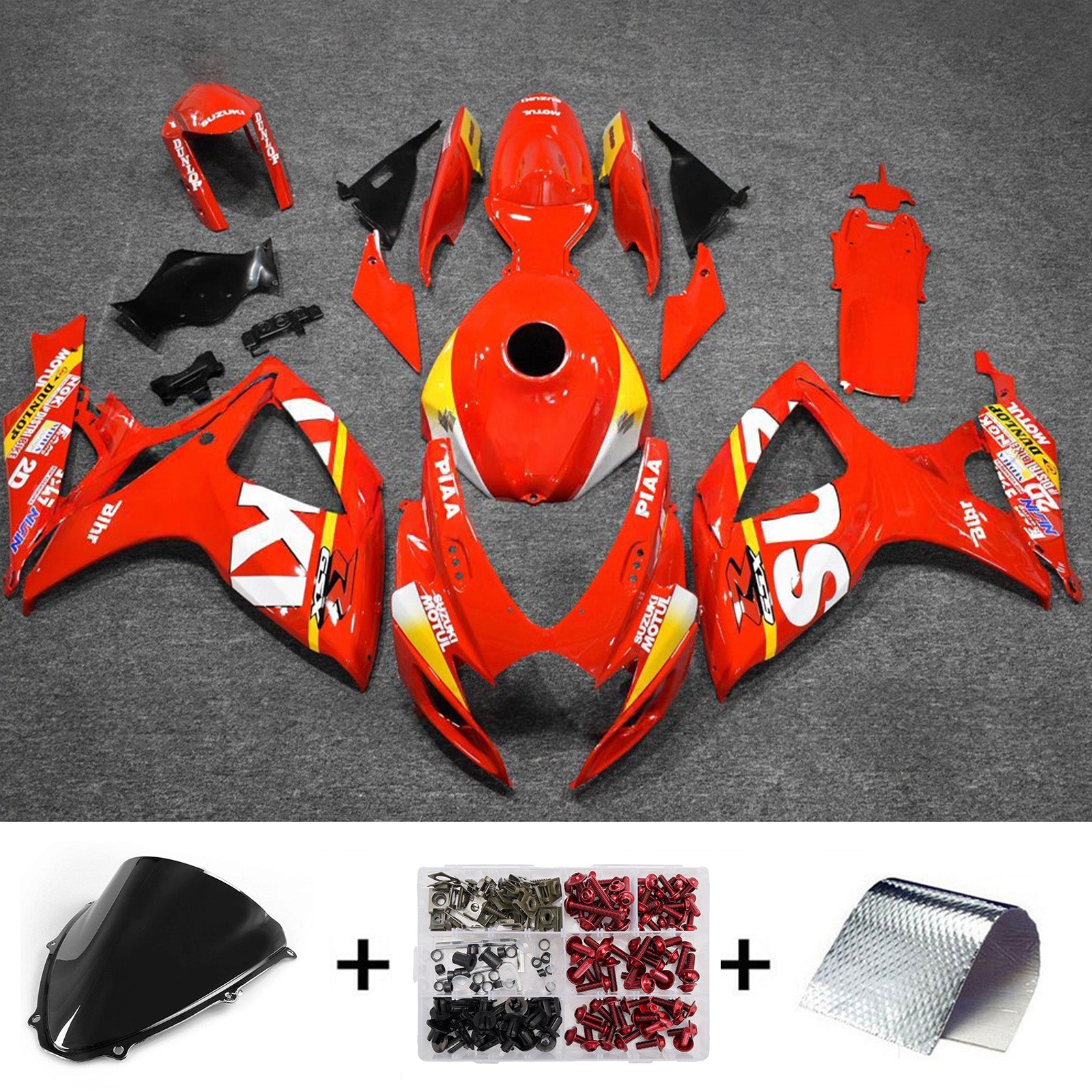 Injection Fairing Kit Bodywork Plastic ABS For Suzuki GSXR 600/750 2006-2007 K6