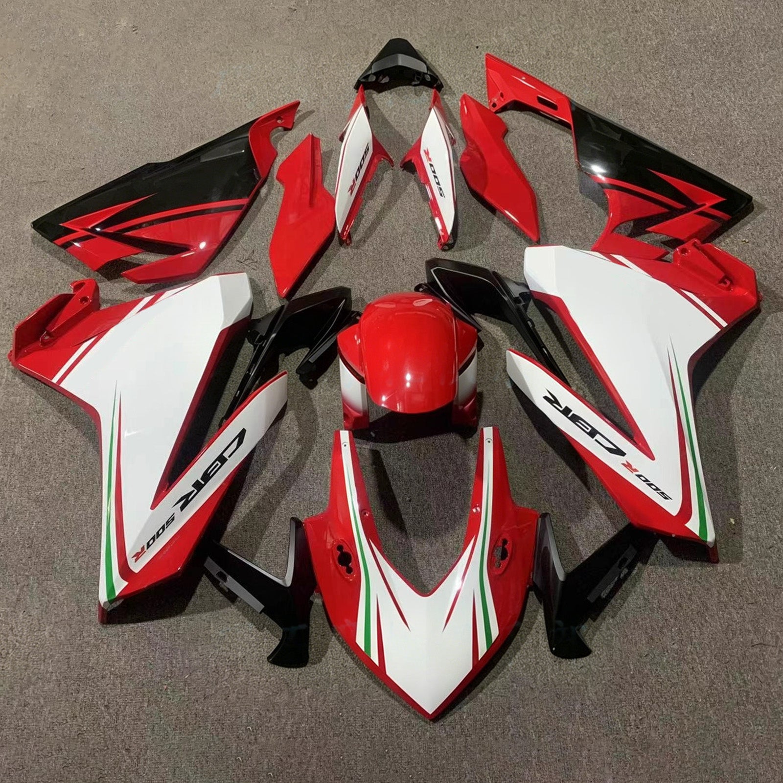 Injection Fairing Kit Bodywork Plastic ABS For Honda CBR500R 2019-2021