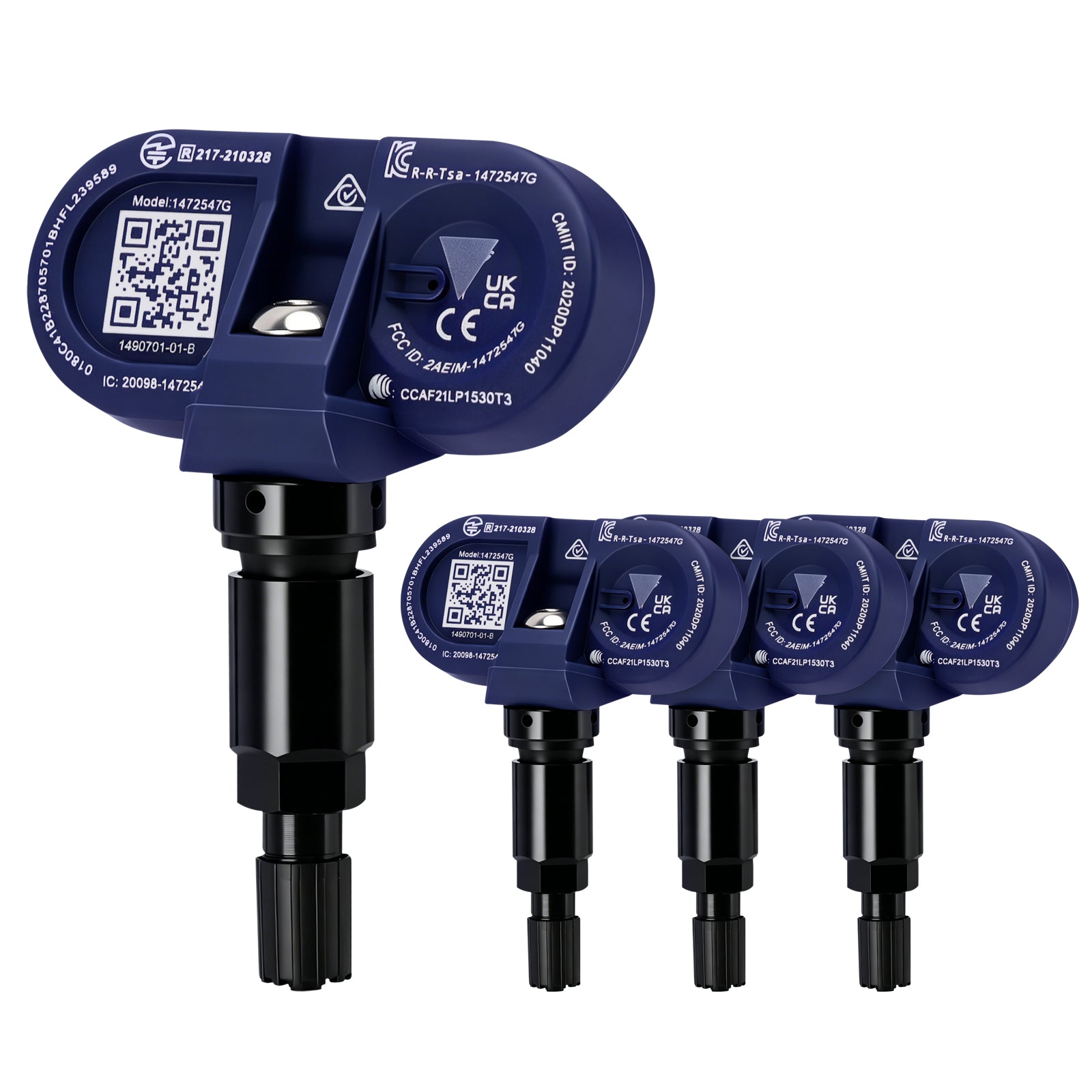 2021-2024 Tesla Model X 4Pcs Bluetooth TPMS Tire Pressure Sensor