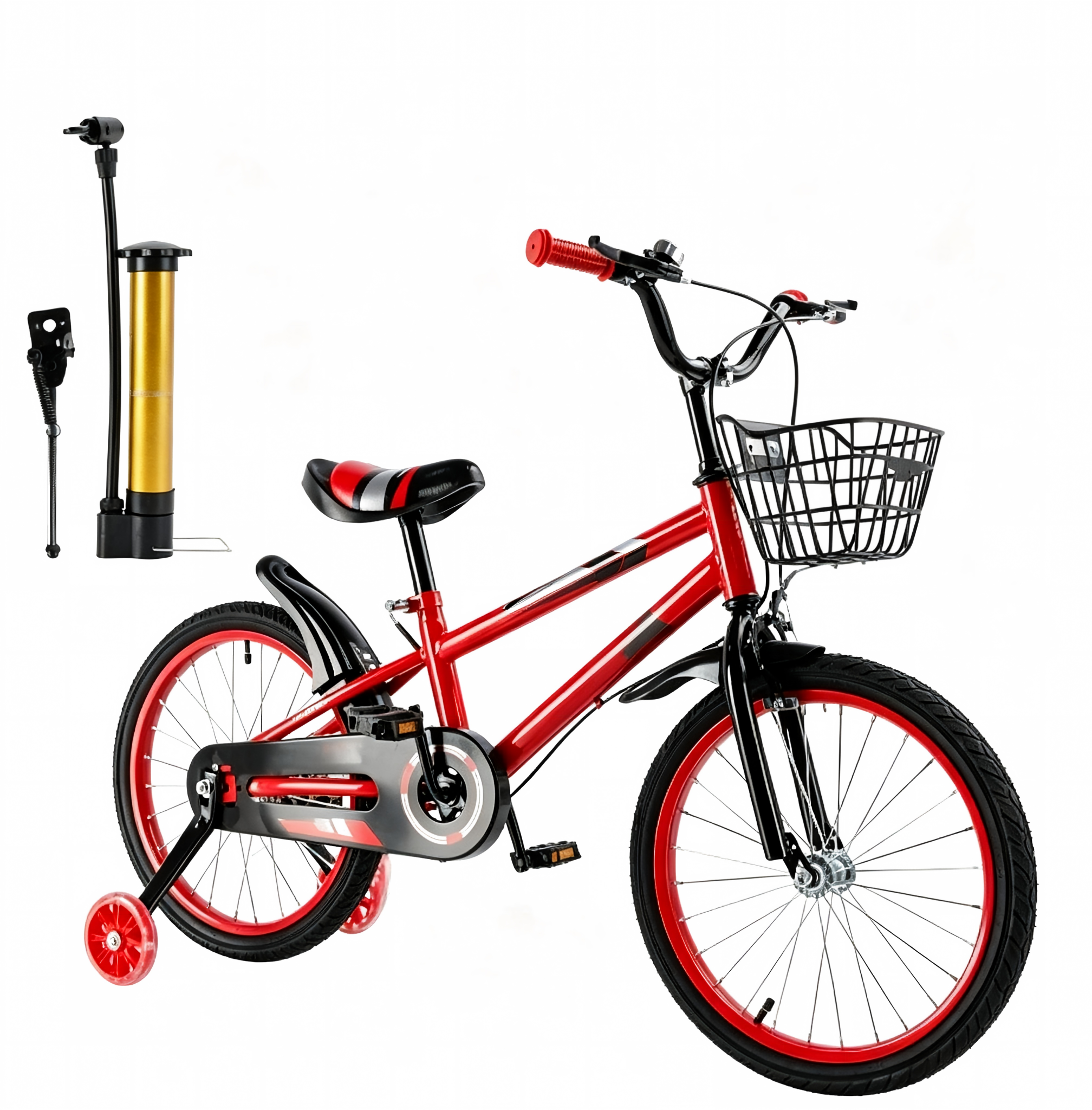 18 inches Kid's Bike Child Bicycle Boys and Girls with auxiliary wheels