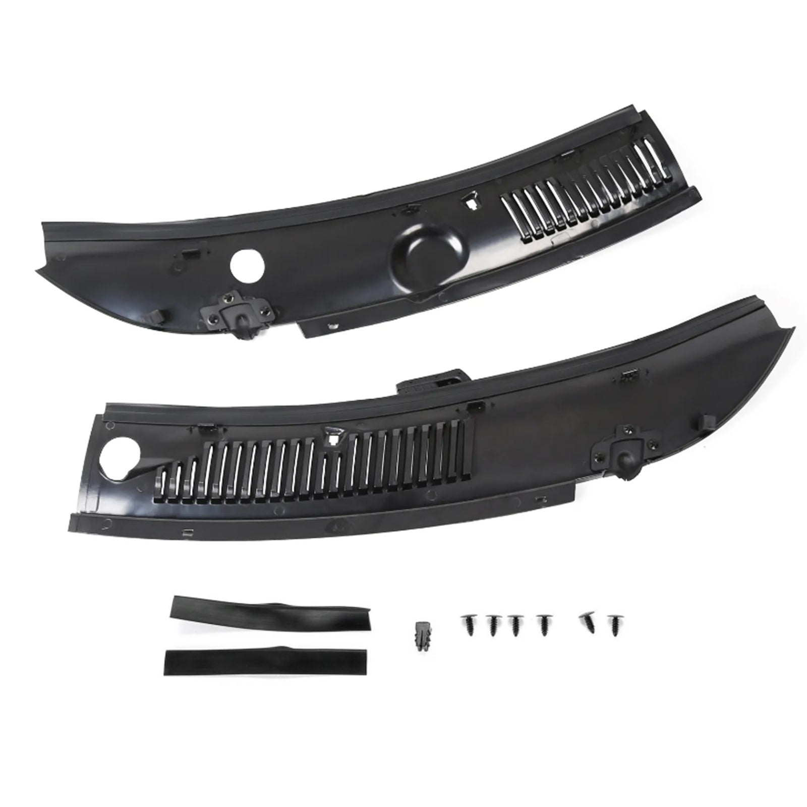 2003-2004 Ford Mustang SVT Cobra, coupé/cabriolet ruitenwisser raamkap paneelgrille rechts en links 3R3Z6302228AAA