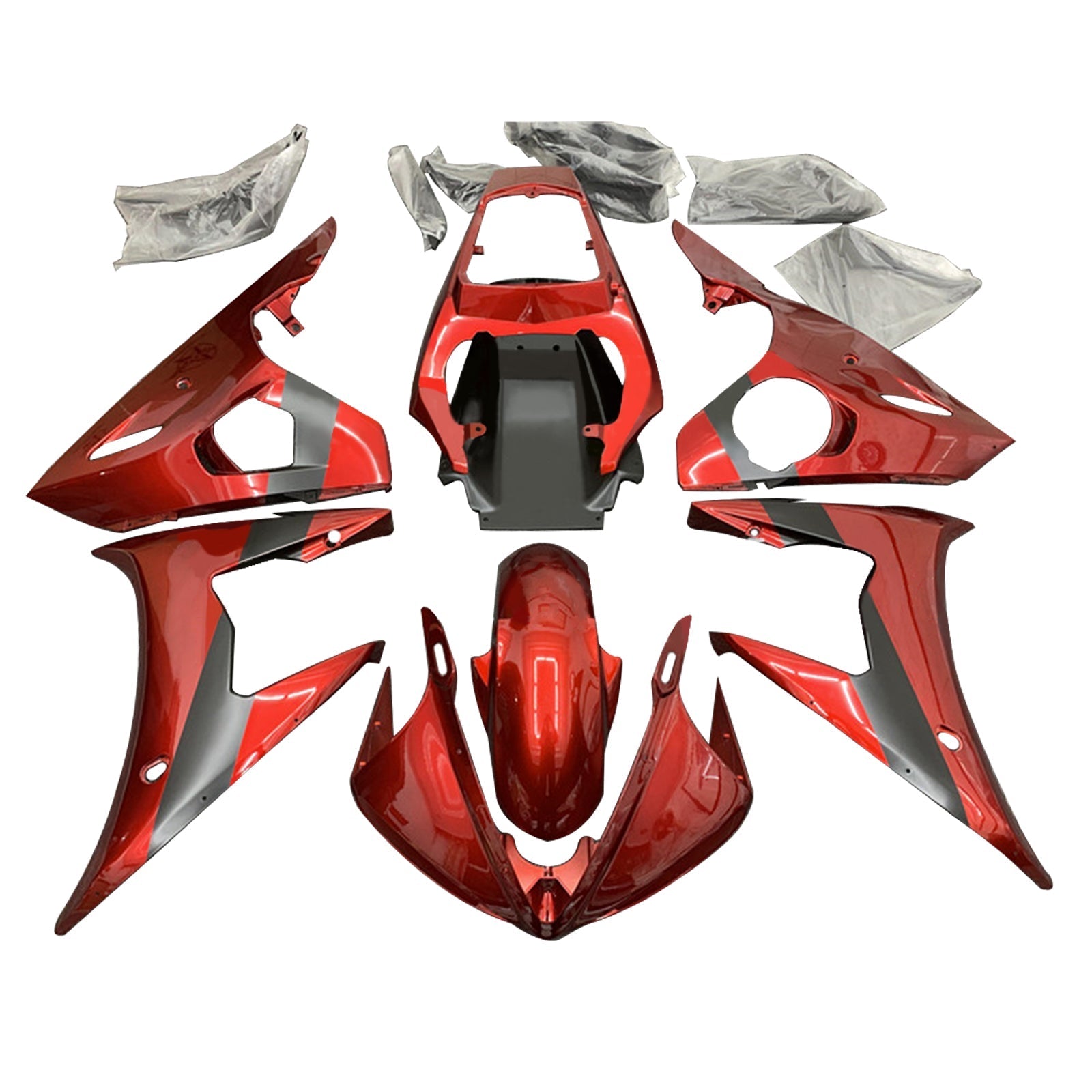 2003-2004 Yamaha YZF 600 R6 2006-2009 R6S Fairing Kit karosseri