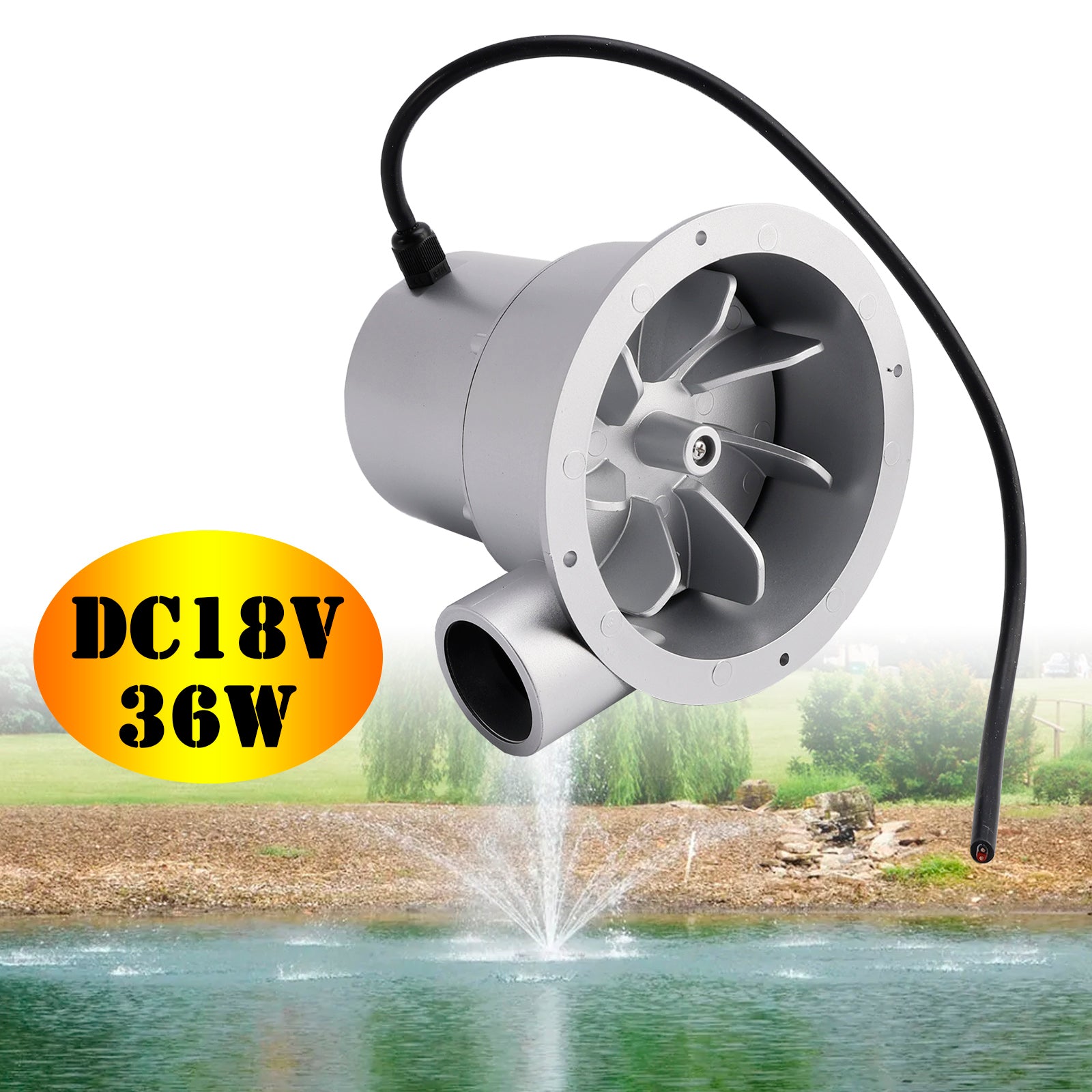 Waterstroom Turbine Hydro-elektrische Generator DC18V/36V 36W/50W Wisselstroomopwekking
