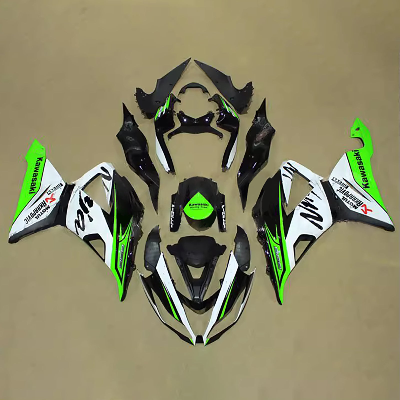 Kit carena iniezione carrozzeria in plastica ABS adatta per Kawasaki ZX6R 636 2013-2018